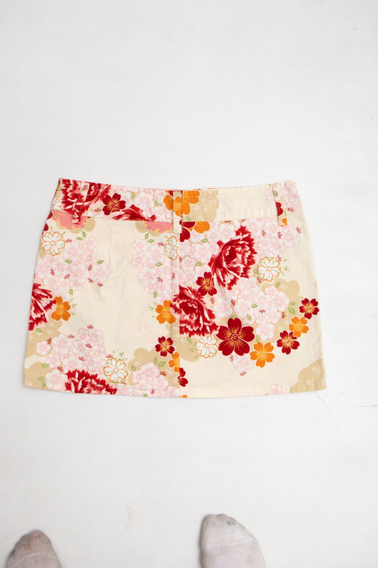 #05 Italian UCOB Floral Skirt | Mermaid Festival | Size 8