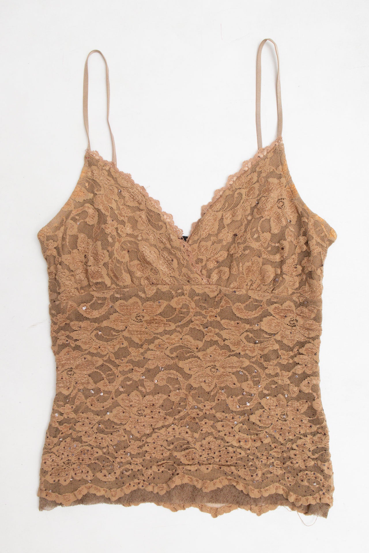 #10 USA Arden B Brown Lace Cami | Mermaid Festival | Size 8