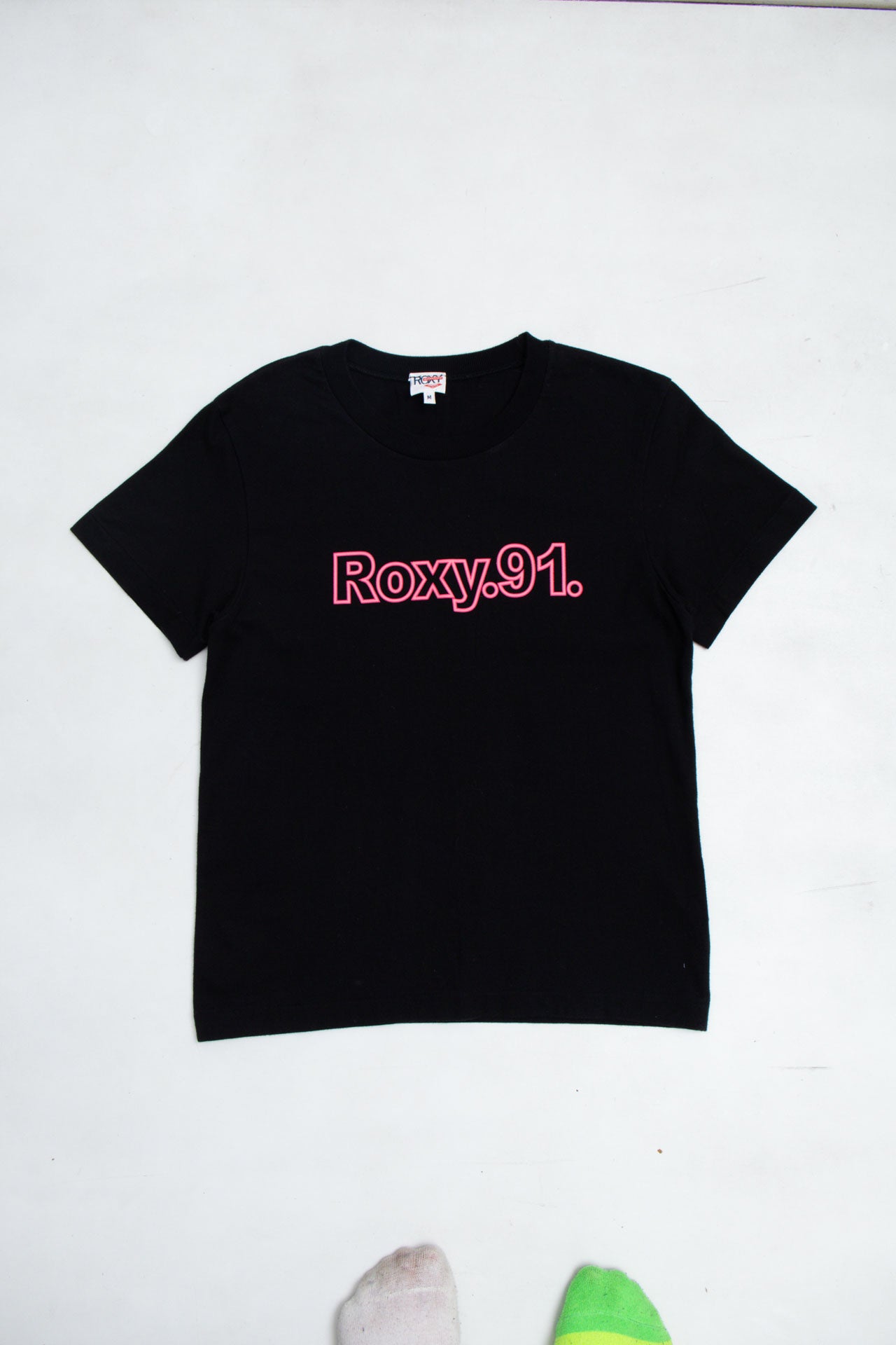 #51 Roxy Black Tee | Shes The Man | Size 10