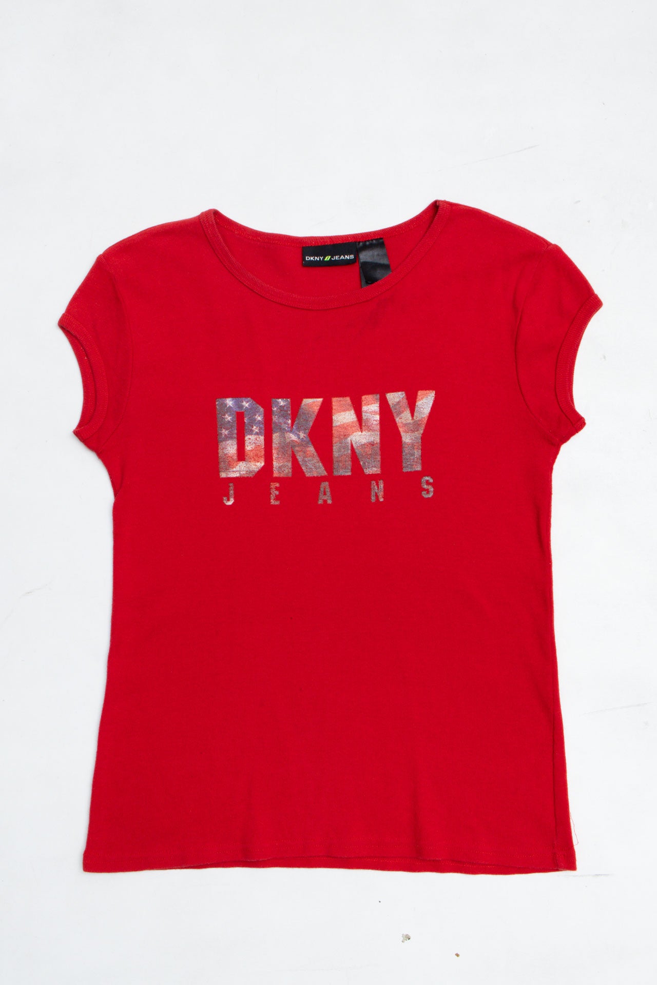 #52 DKNY Jeans Red Tank | Shes The Man | Size 10