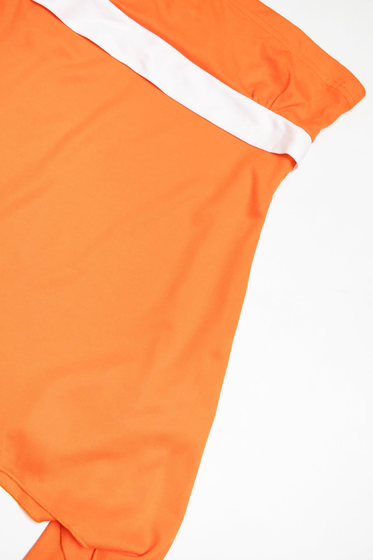 #46 Made in USA orange strapless top | c. 162 | size 8
