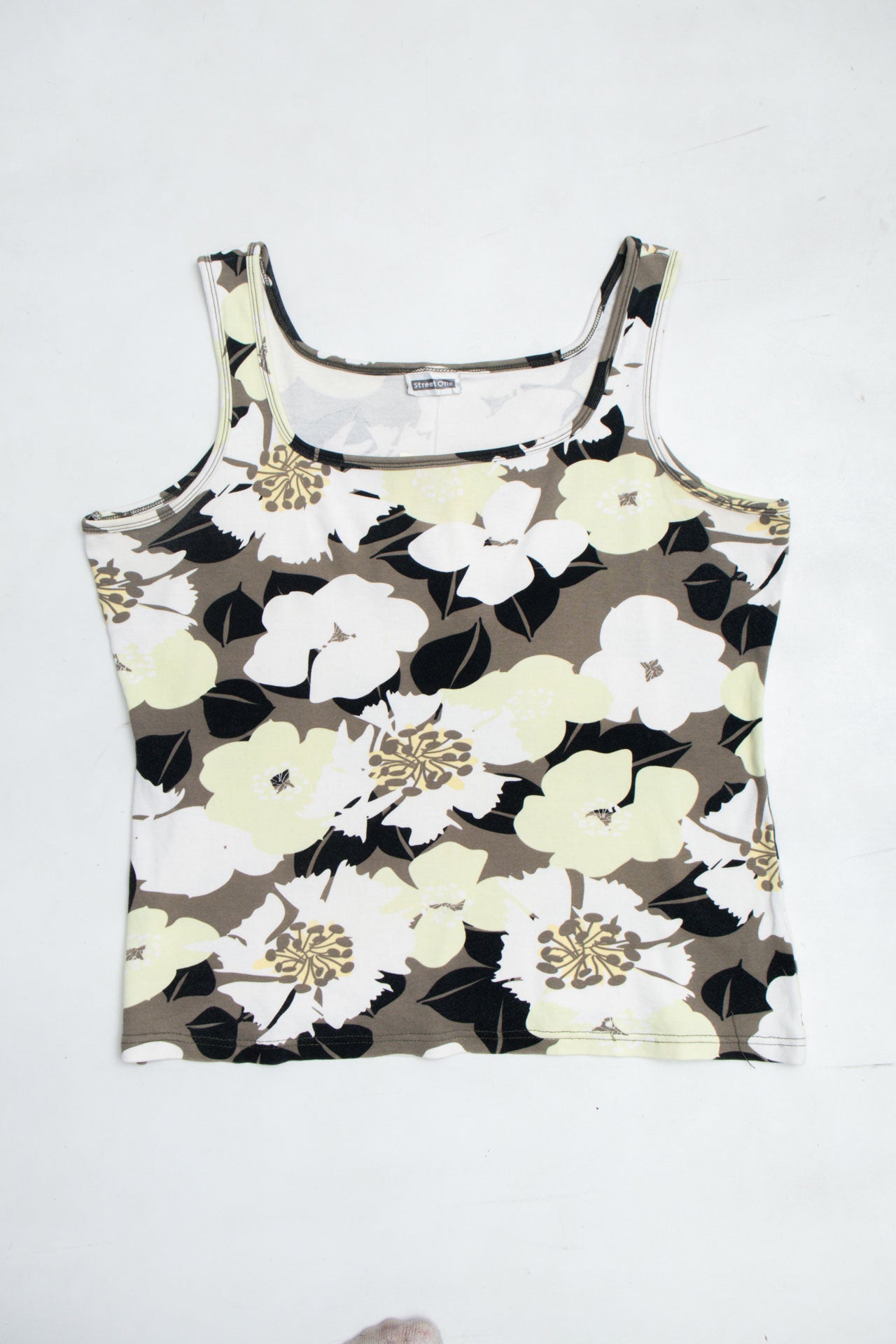 #62 Street One Floral Tank | Shes The Man | Size 12