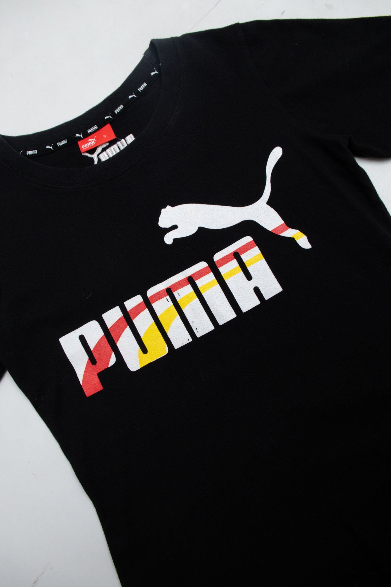 #66 Puma Black Tee | Shes The Man | Size 8