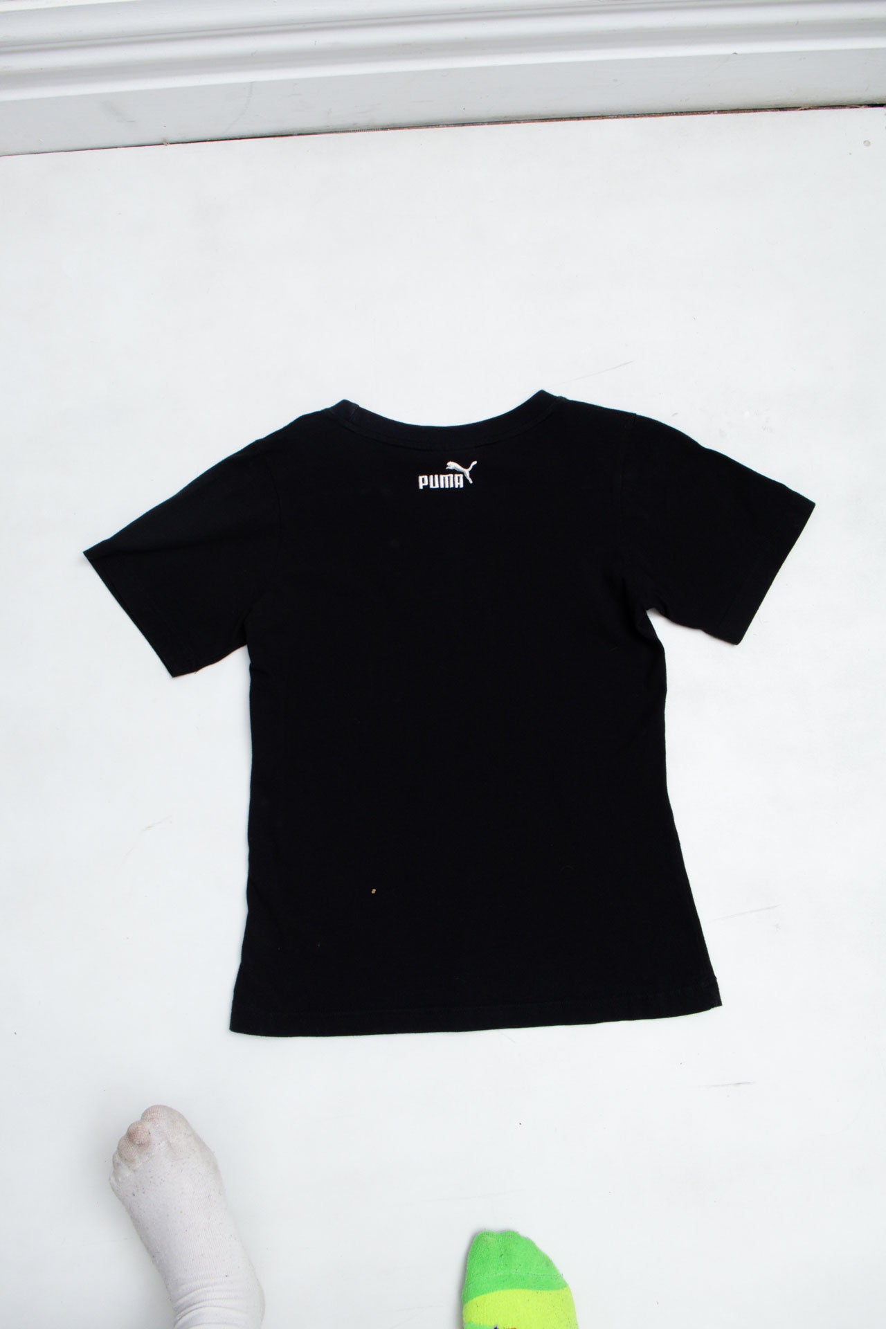 #66 Puma Black Tee | Shes The Man | Size 8