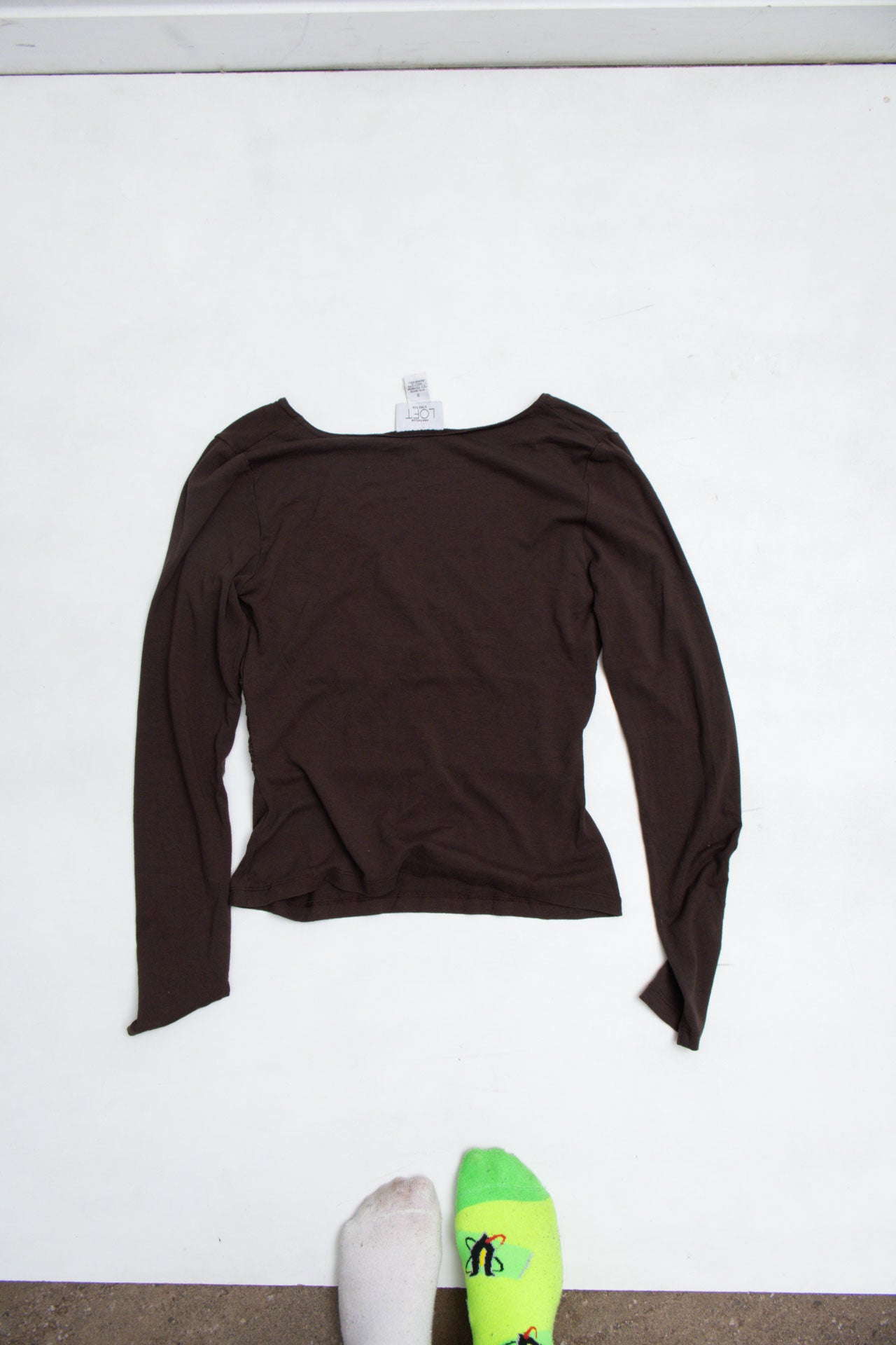 #70 USA Loft Long Sleeve | Shes The Man | Size 8