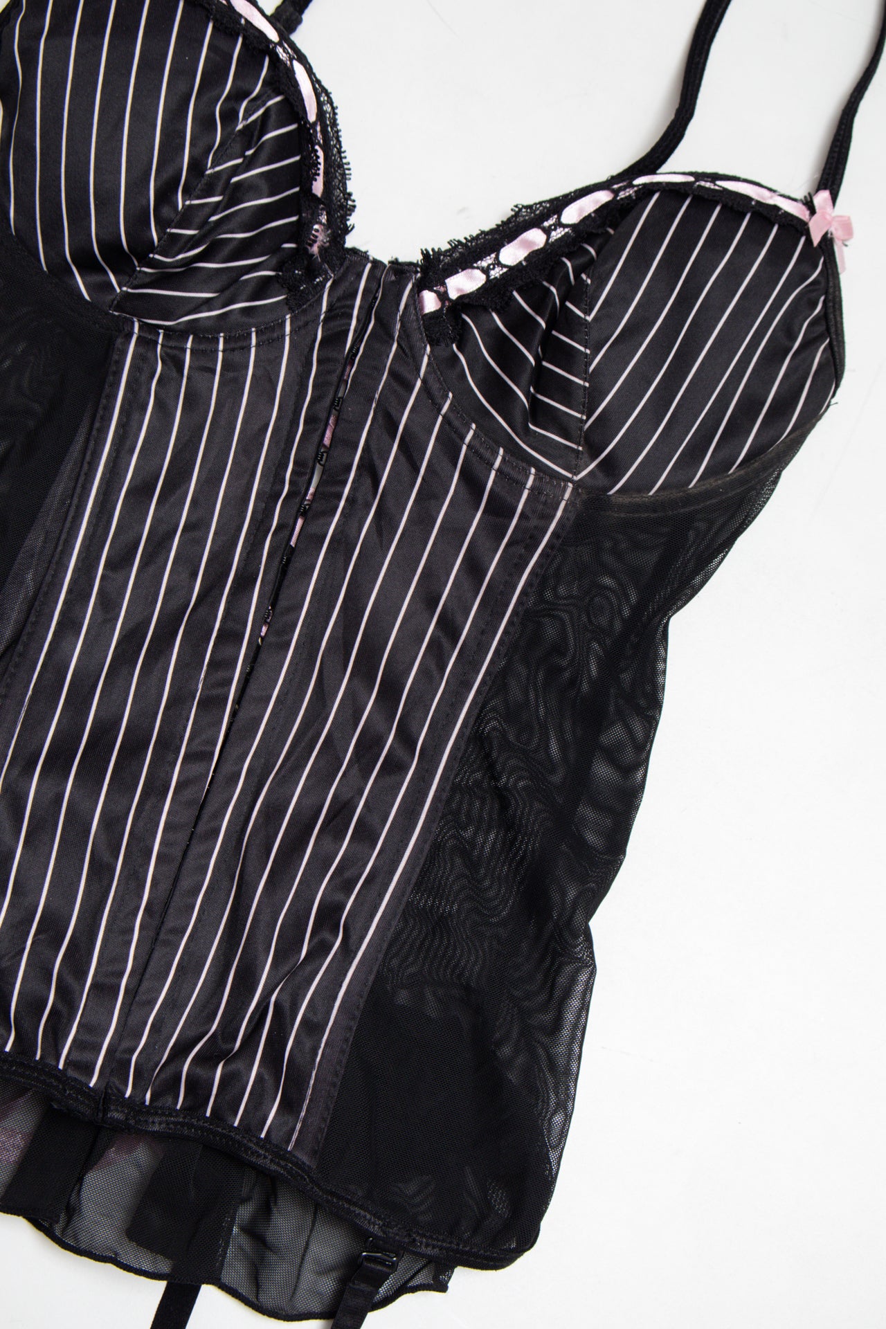 #79 Dream Girl pin stripe corset | c. 162 | size 10