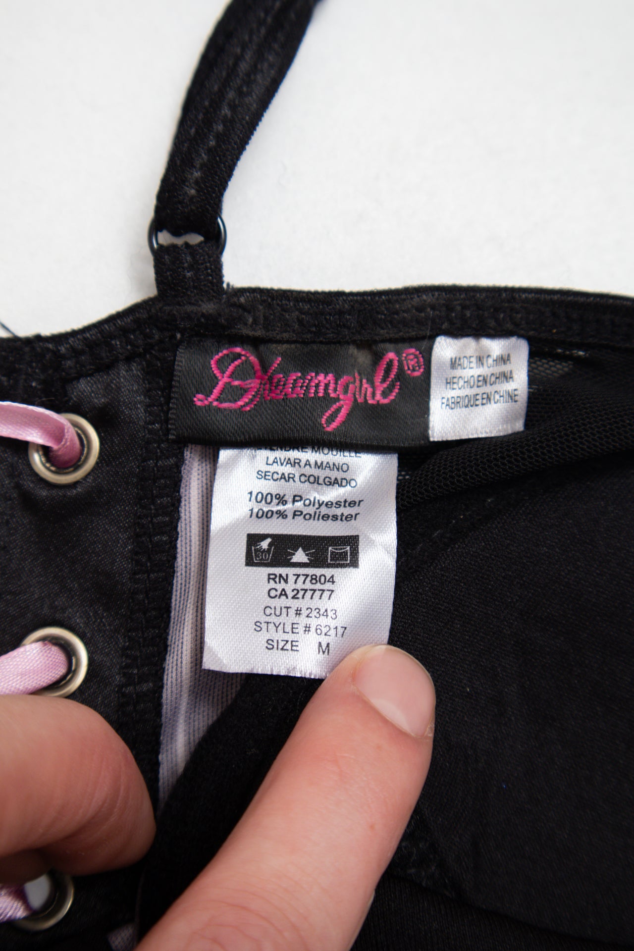 #79 Dream Girl pin stripe corset | c. 162 | size 10