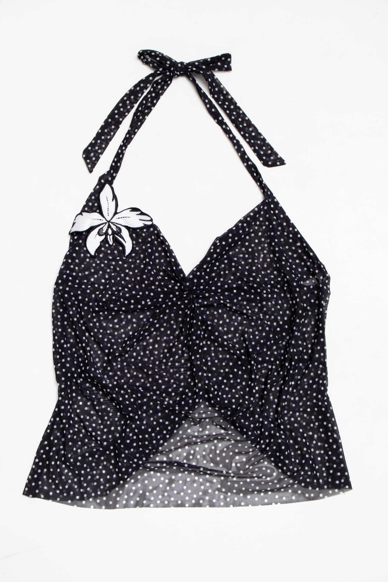 #80 Victoria's Secret polka dot halter top | c. 162 | size 10