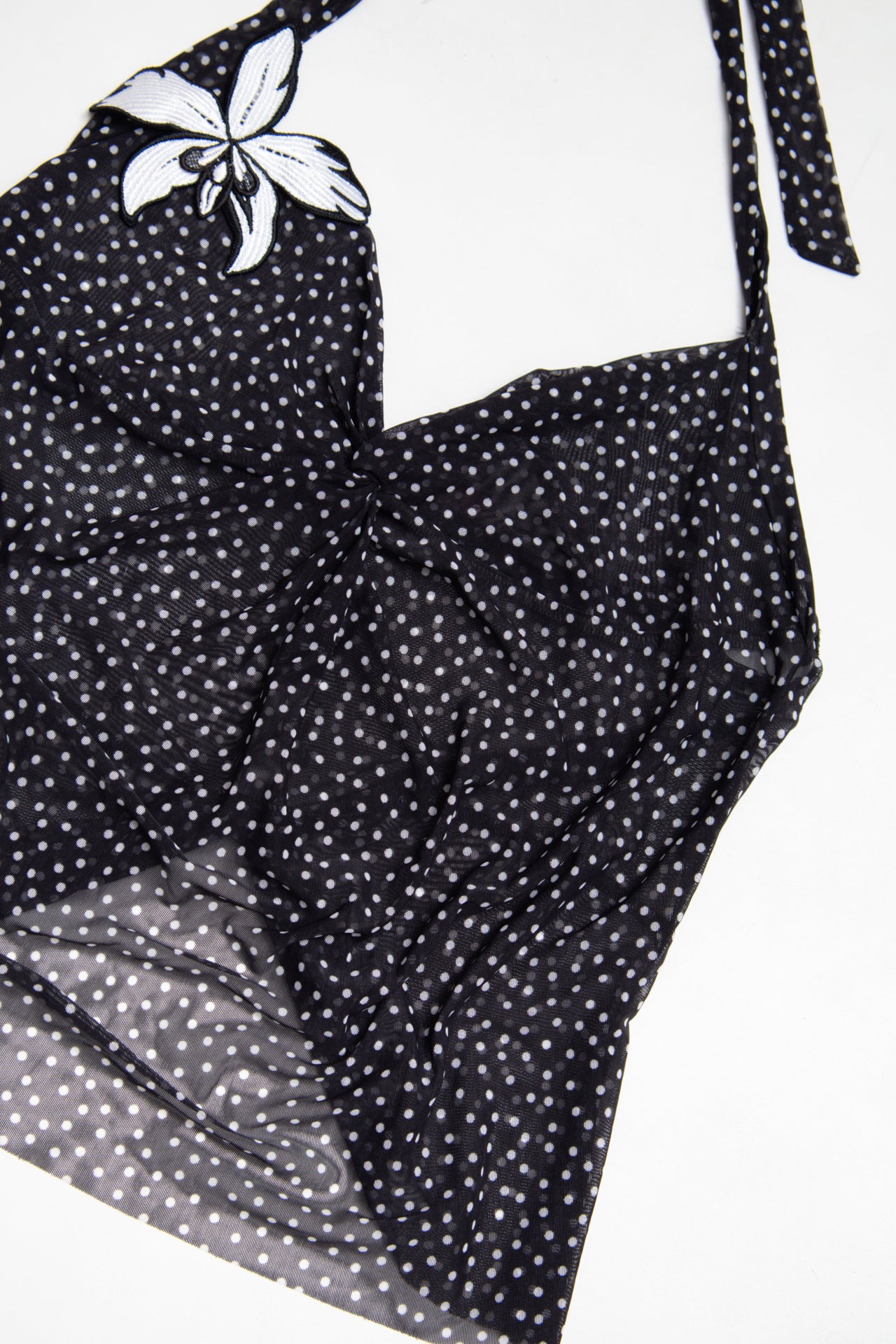 #80 Victoria's Secret polka dot halter top | c. 162 | size 10