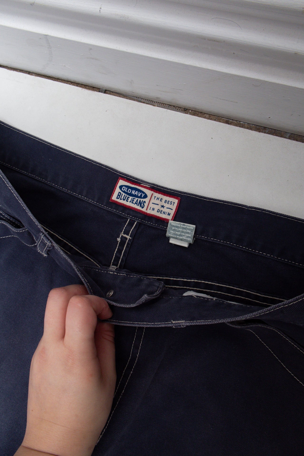 #81 Old Navy Blue Jeans | Shes The Man | Size 12