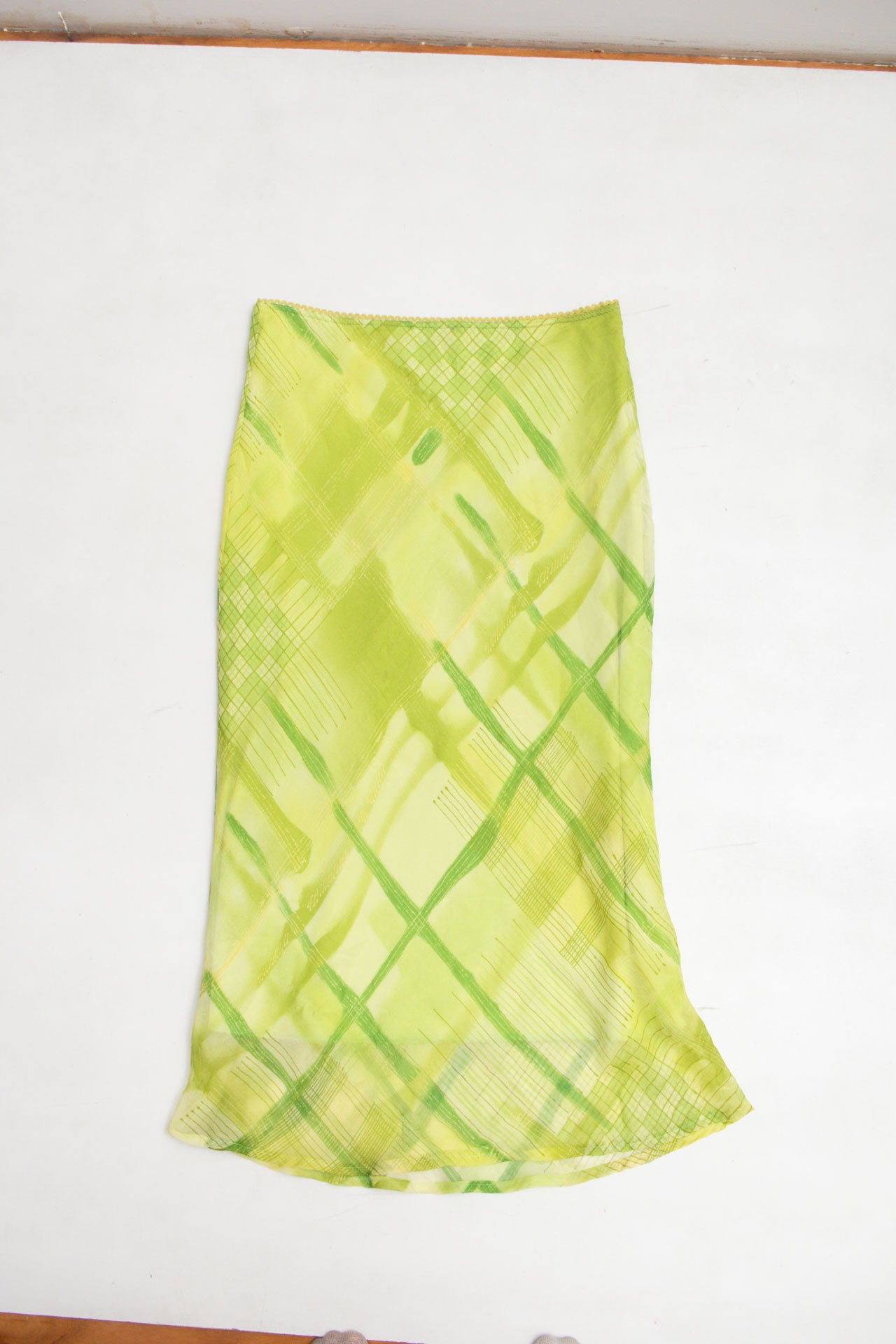 #40 Dollface Green Maxi Skirt | Mermaid | Size 10