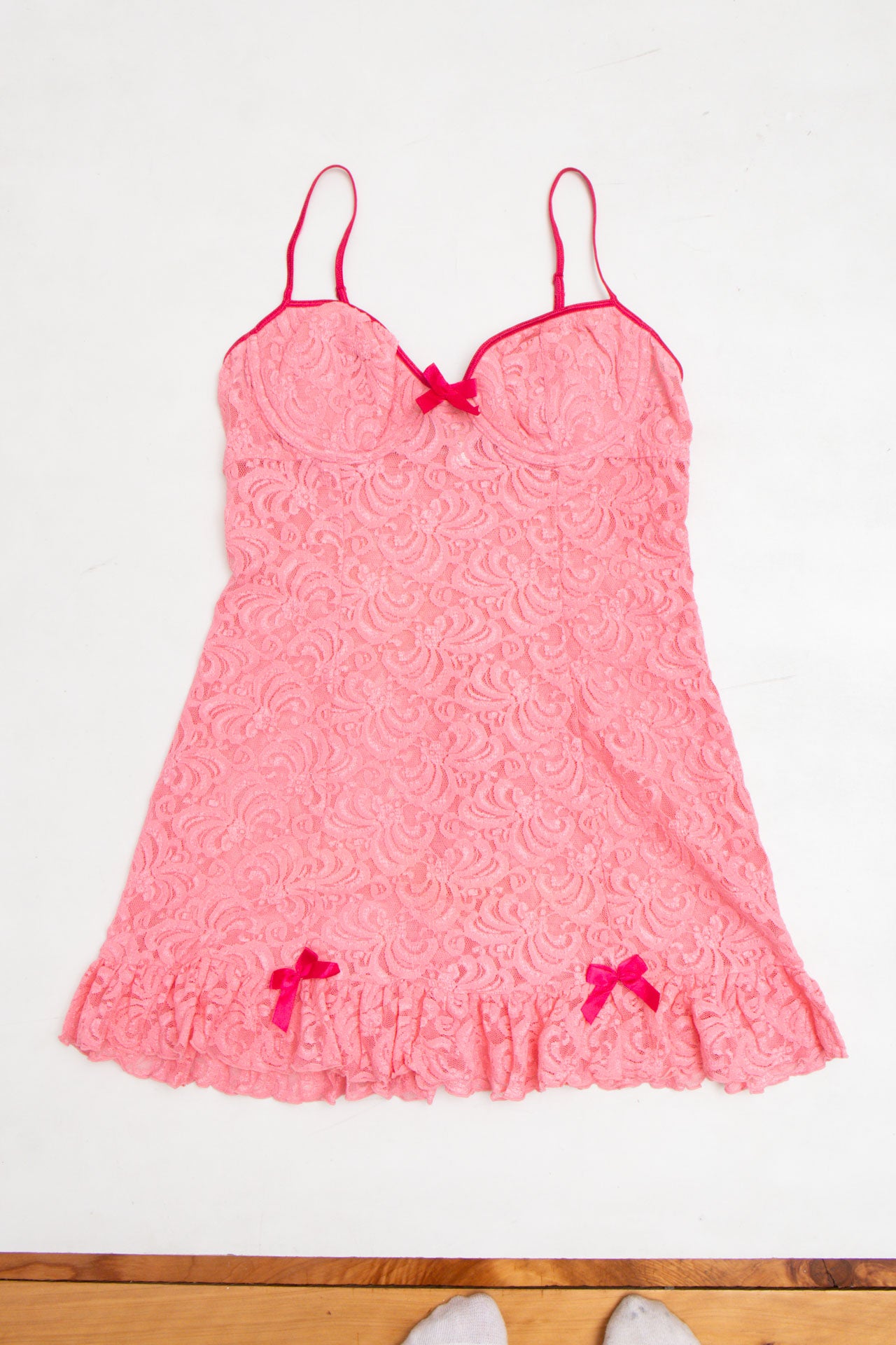 #53 Secrets Pink Lingerie Dress | Mermaid Festival | Size 12