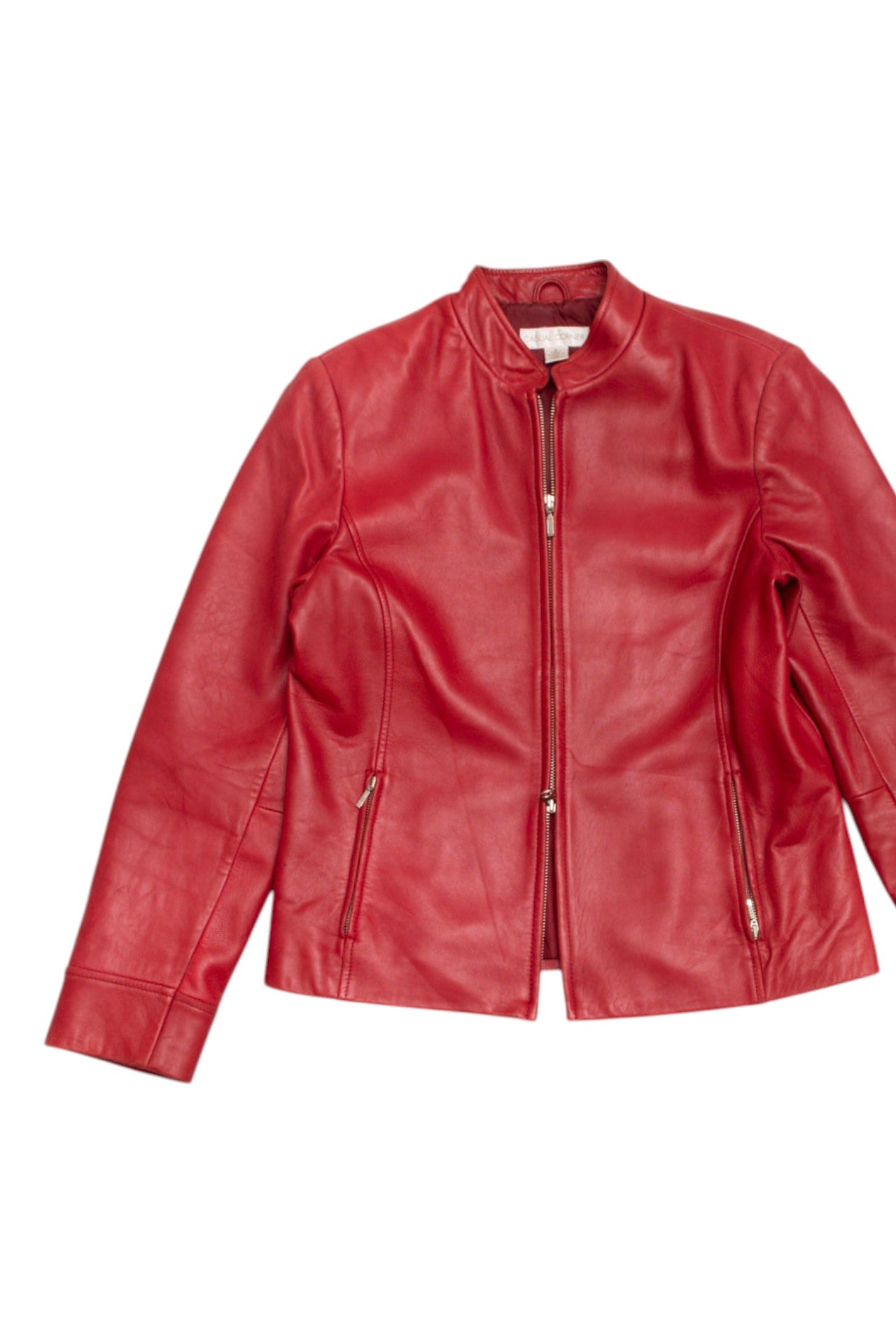 #99 red Genuine Leather jacket | c. 155 | size 10