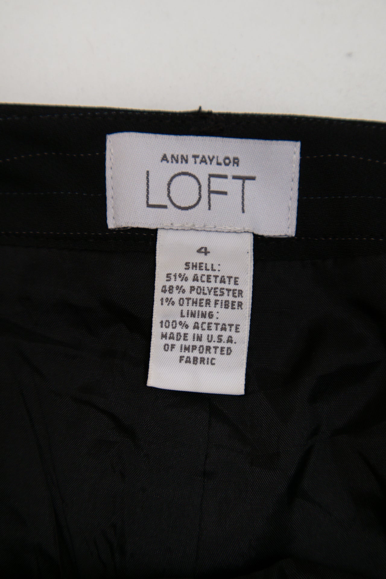#119 USA made Ann Taylor pinstripe pants | c. 162 | size 6