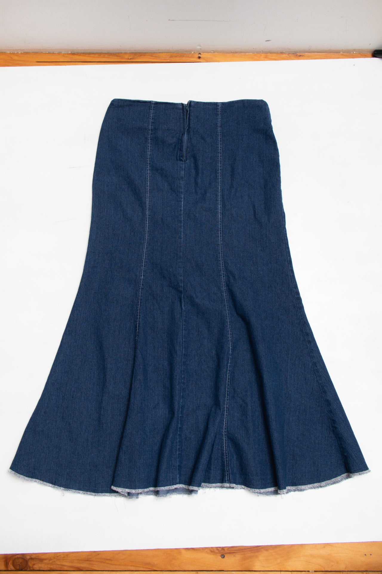 #124 Lima Limon maxi denim skirt | c. 162 | size 10