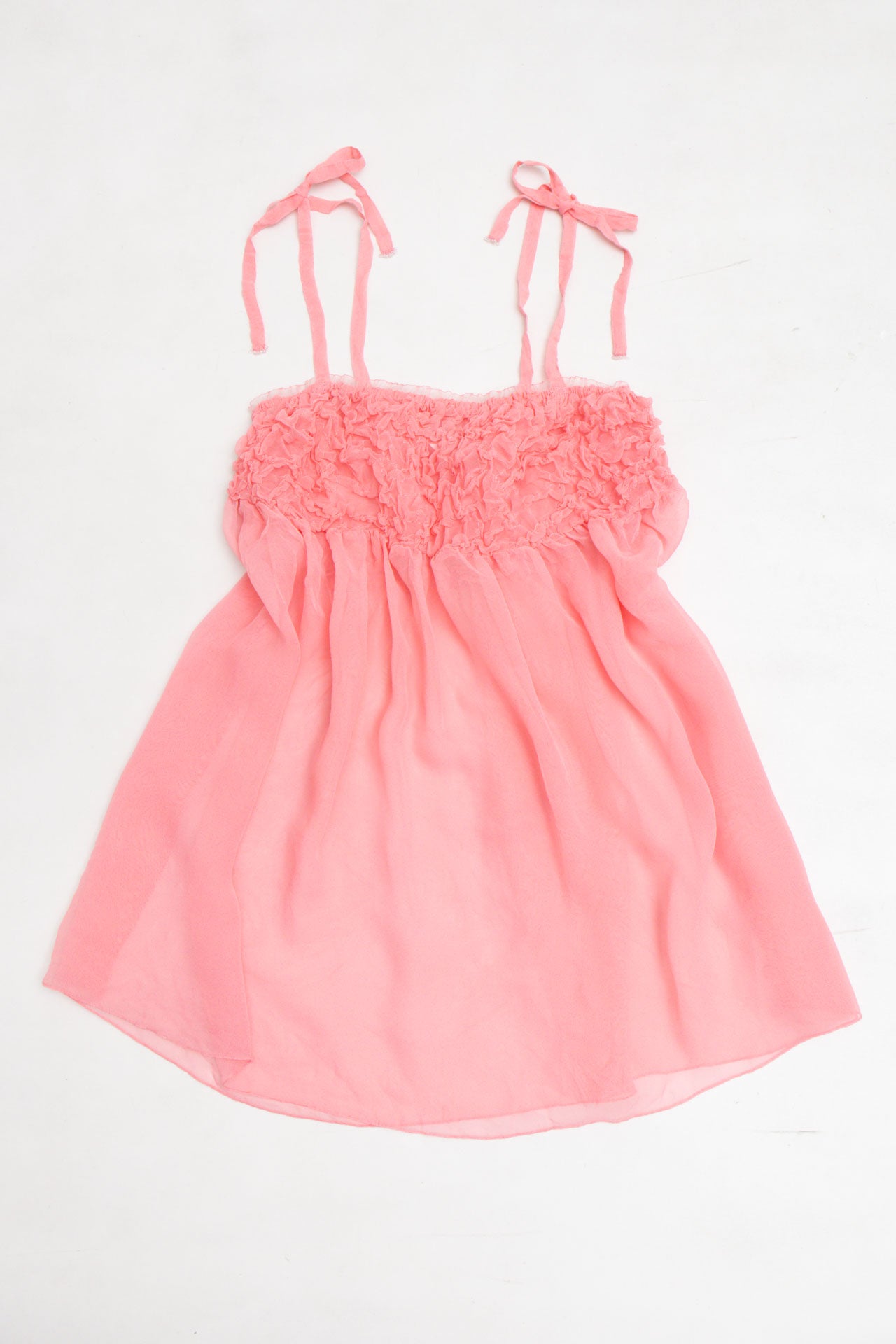 #63 La Senza Pink Ruffled Slip | Mermaid Festival | Size 8/10