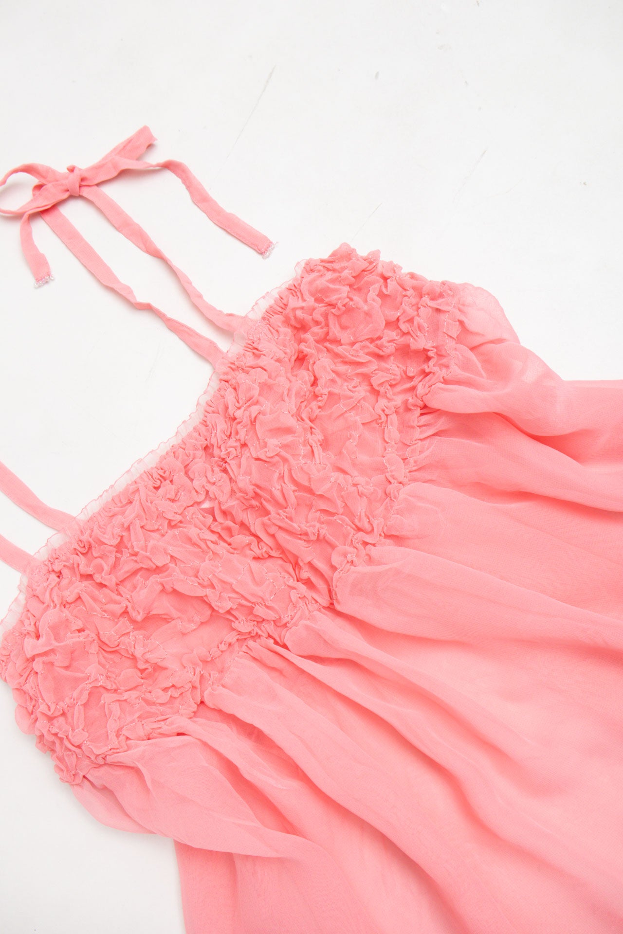 #63 La Senza Pink Ruffled Slip | Mermaid Festival | Size 8/10