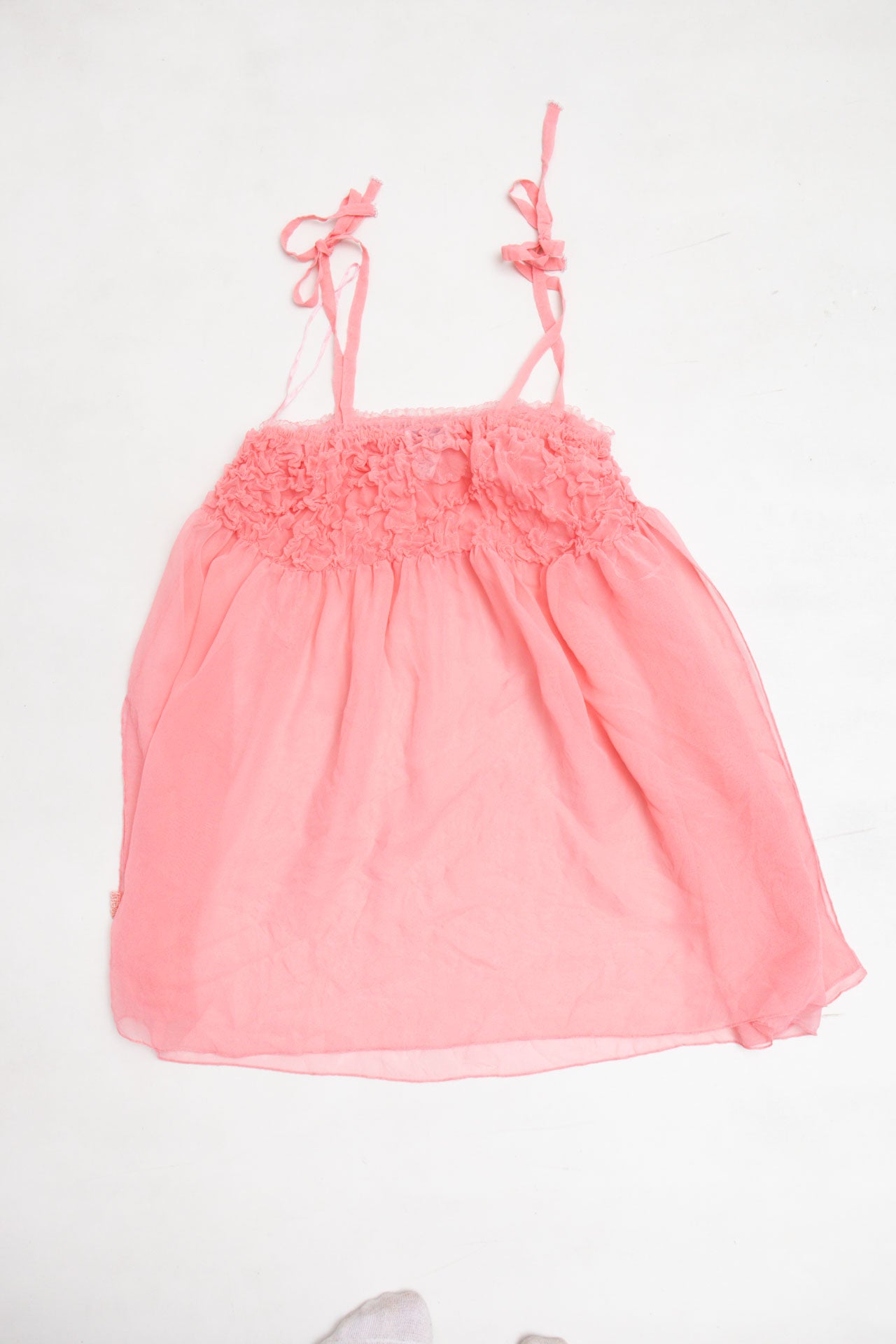 #63 La Senza Pink Ruffled Slip | Mermaid Festival | Size 8/10