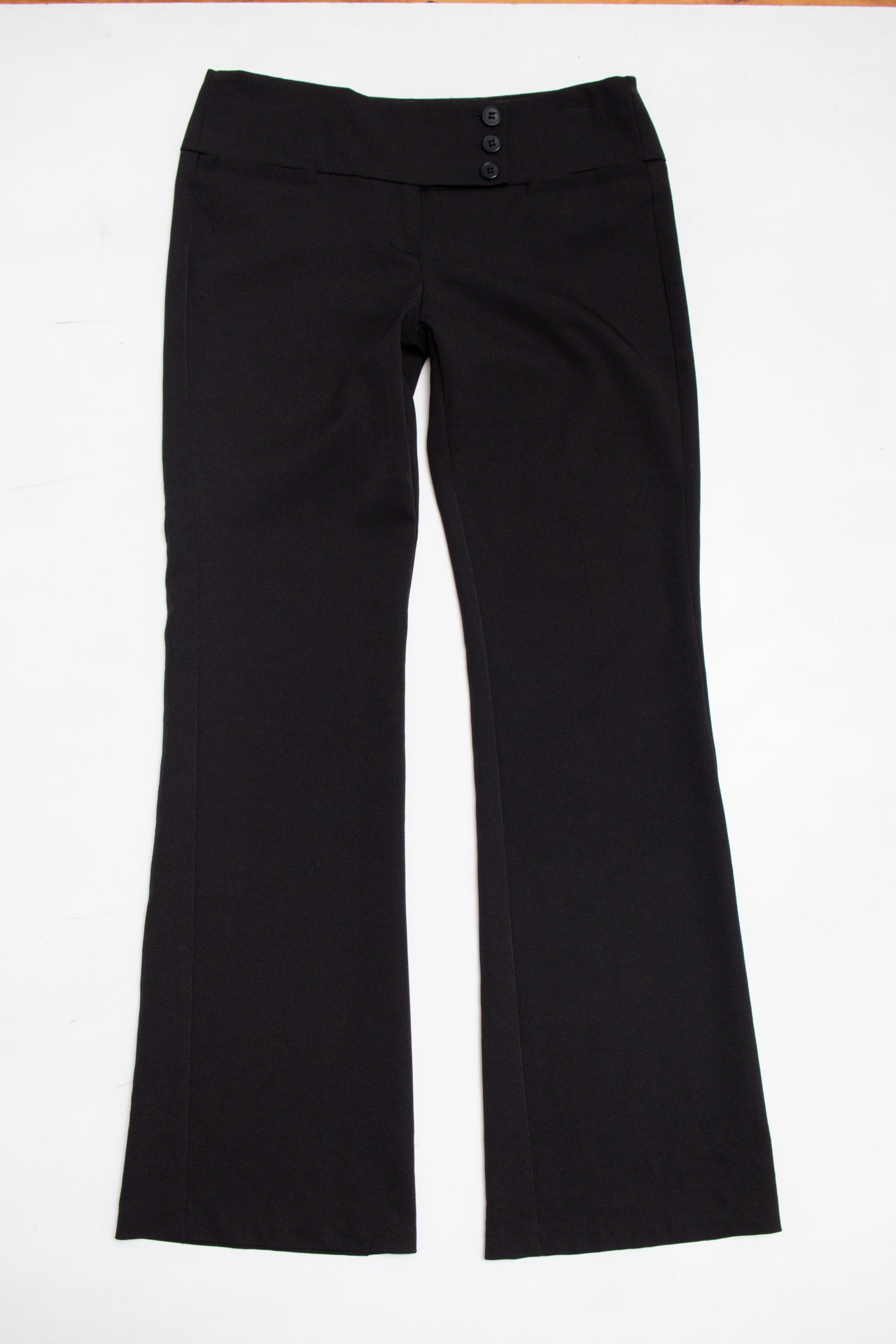 #140 Joe B triple button black office pants | c. 162 | size 8