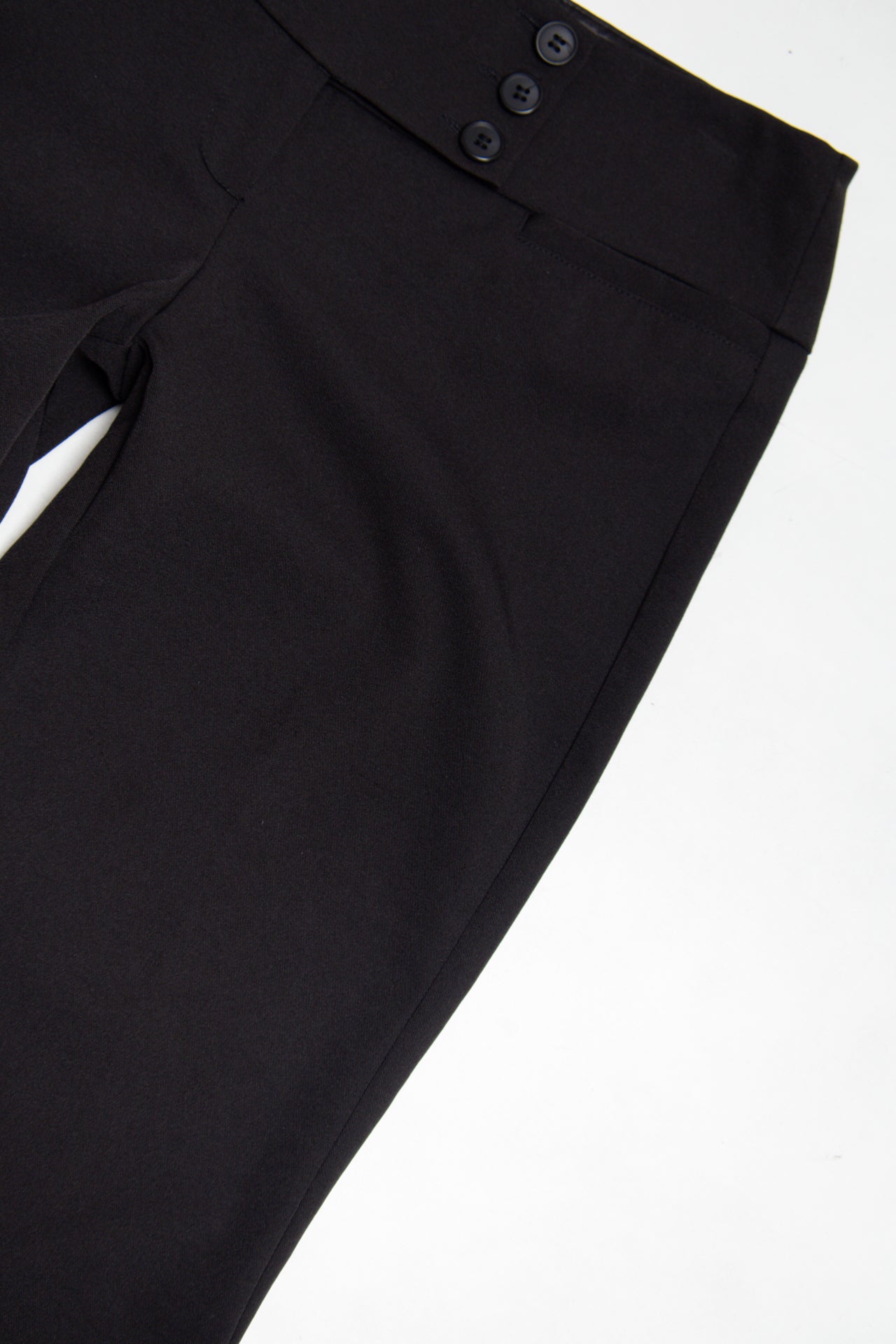 #140 Joe B triple button black office pants | c. 162 | size 8