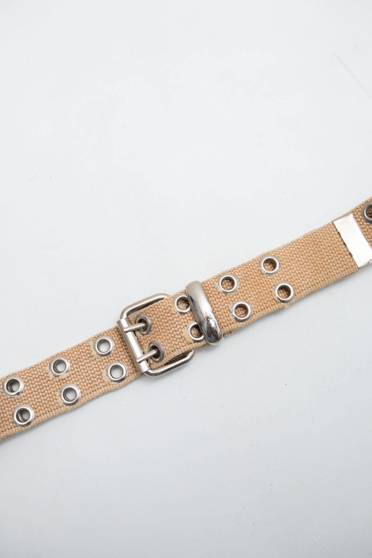 #90 Beige Woven Belt | Shes The Man