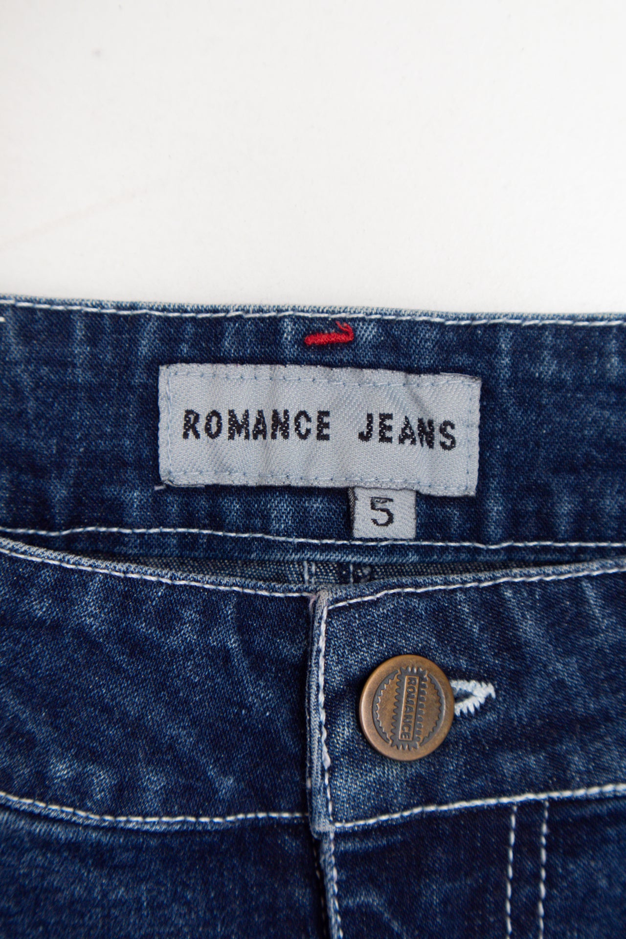 #151 Romance stitch-work multi pocket jeans | c. 162 | size 6