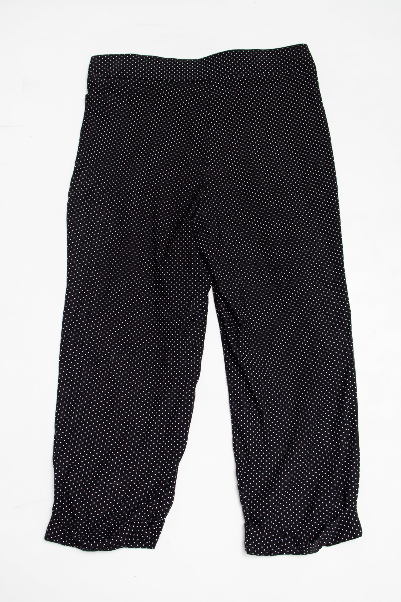 #152 Ella J polka dot capri pants | c. 162 | size 10
