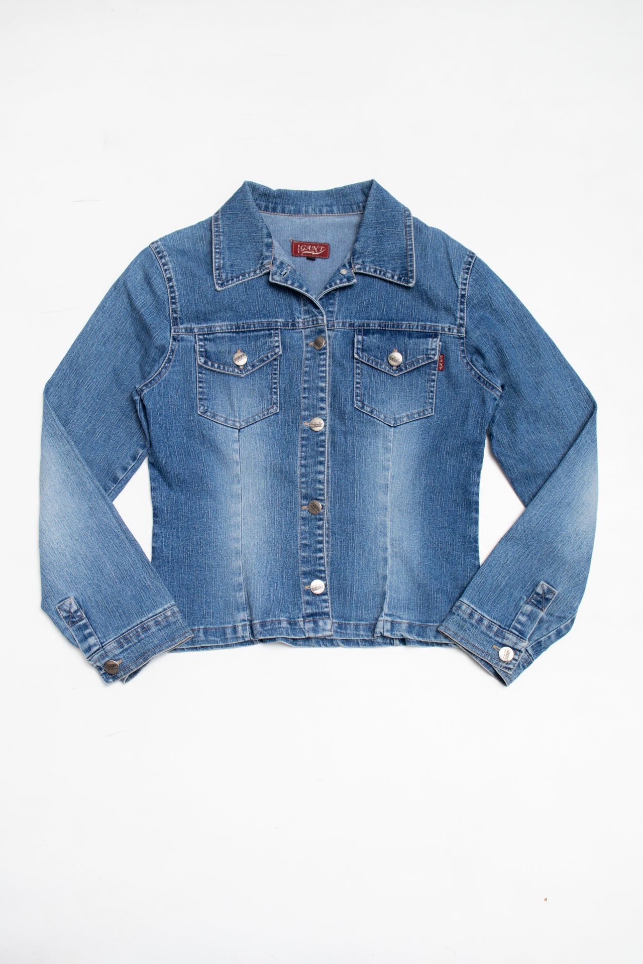 #161 ELE Gant cropped denim jacket | c. 162 | size 8