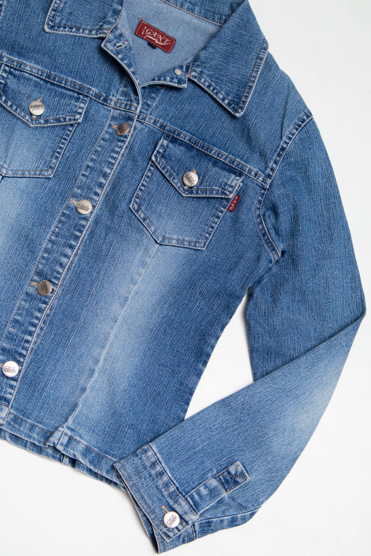 #161 ELE Gant cropped denim jacket | c. 162 | size 8
