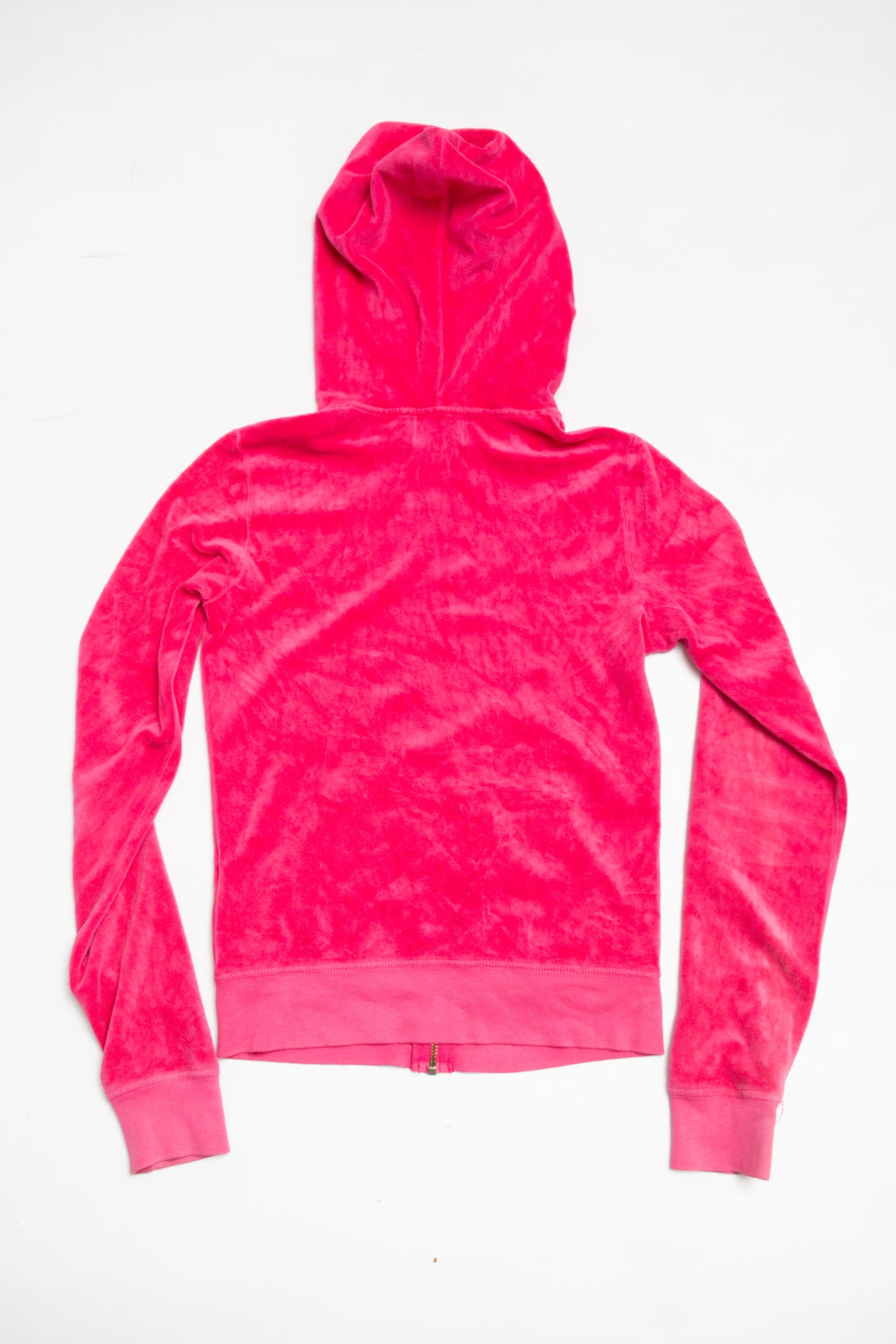 #163 USA made Juicy Couture pink zip up hoodie | c. 162 | size 8