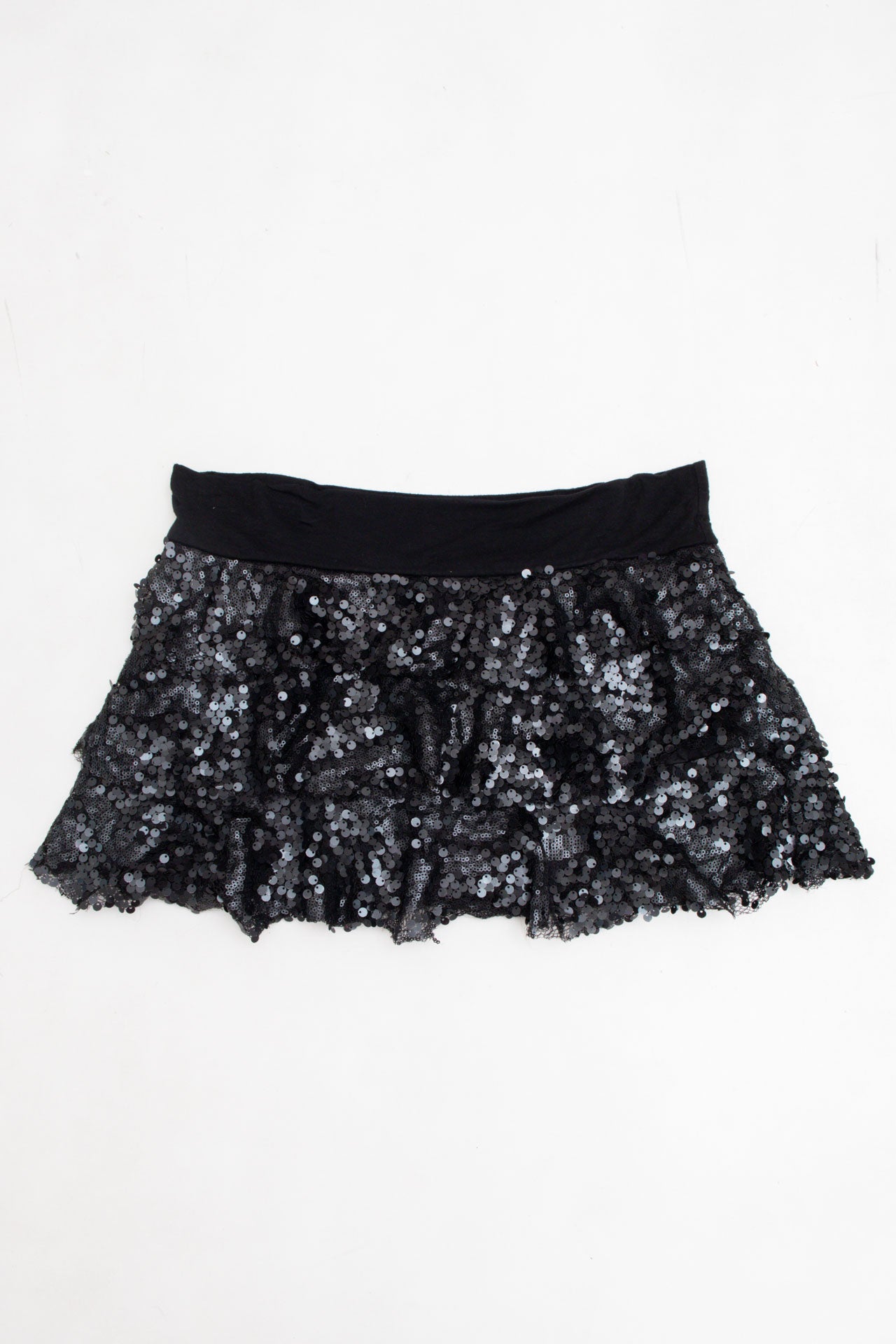 #88 Wet Seal Sequin Mini Skirt | Mermaid Festival | Size 12