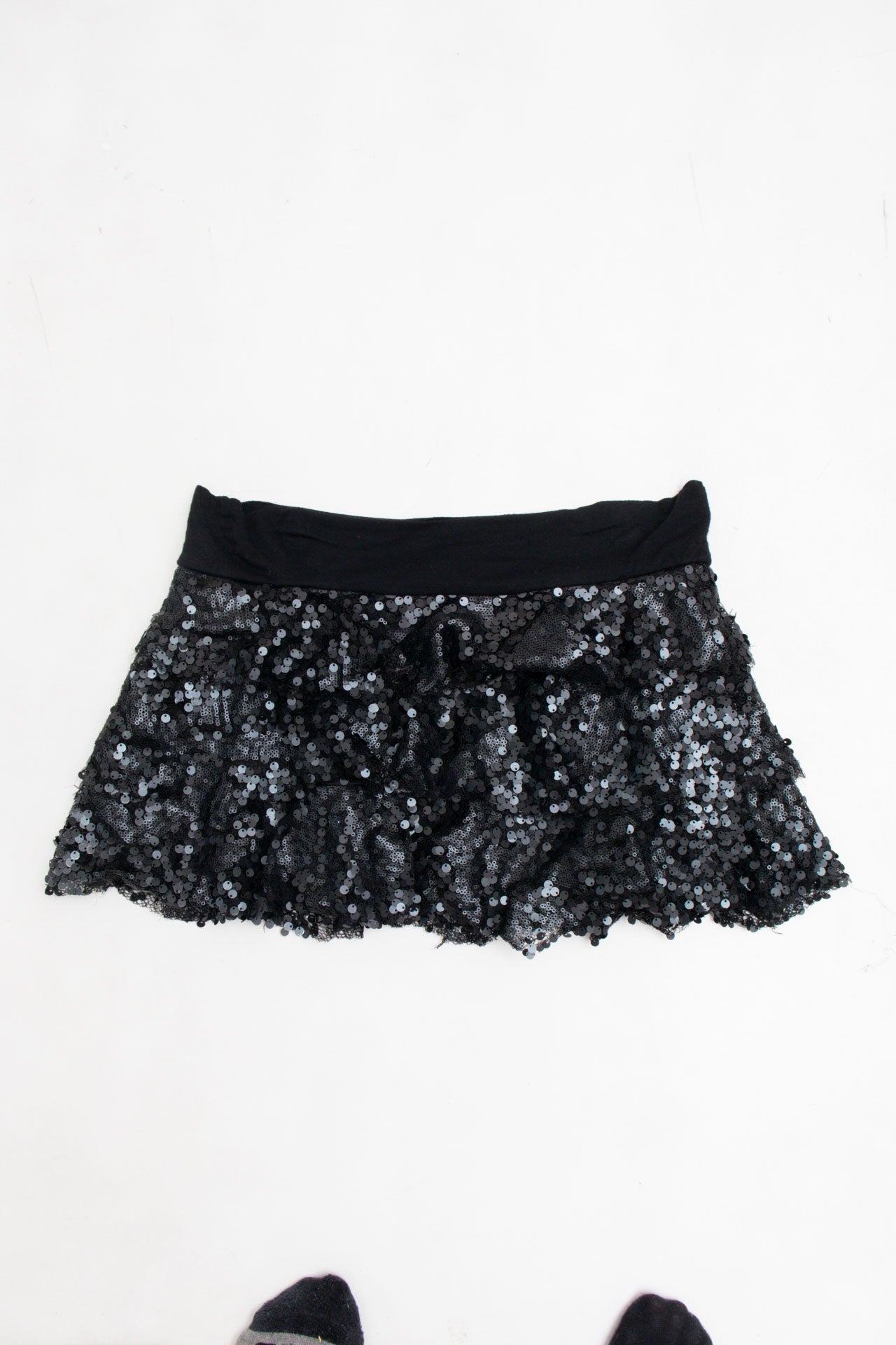 #88 Wet Seal Sequin Mini Skirt | Mermaid Festival | Size 12