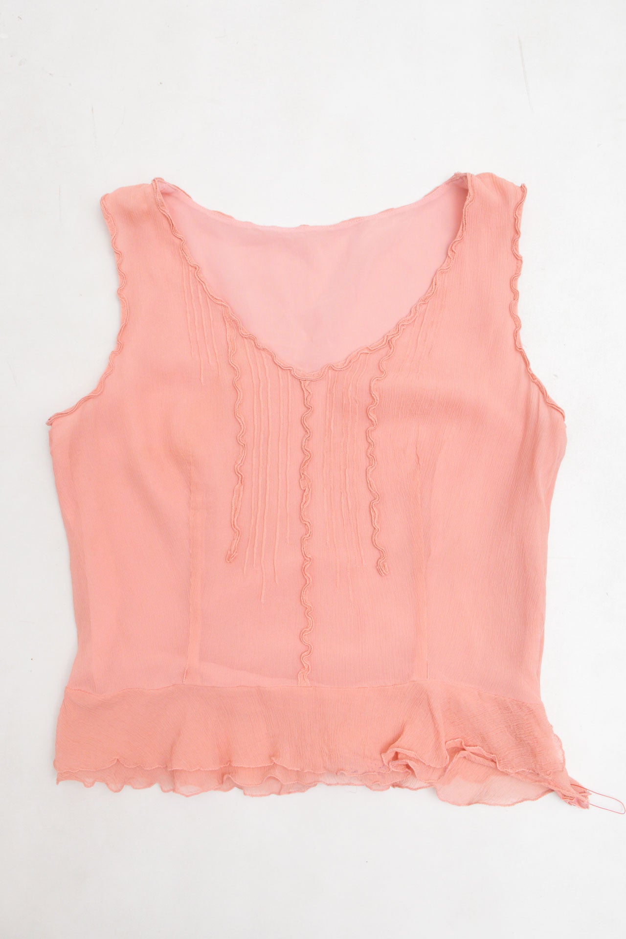 #94 Silk Pink Tank | Mermaid Festival | Size 10