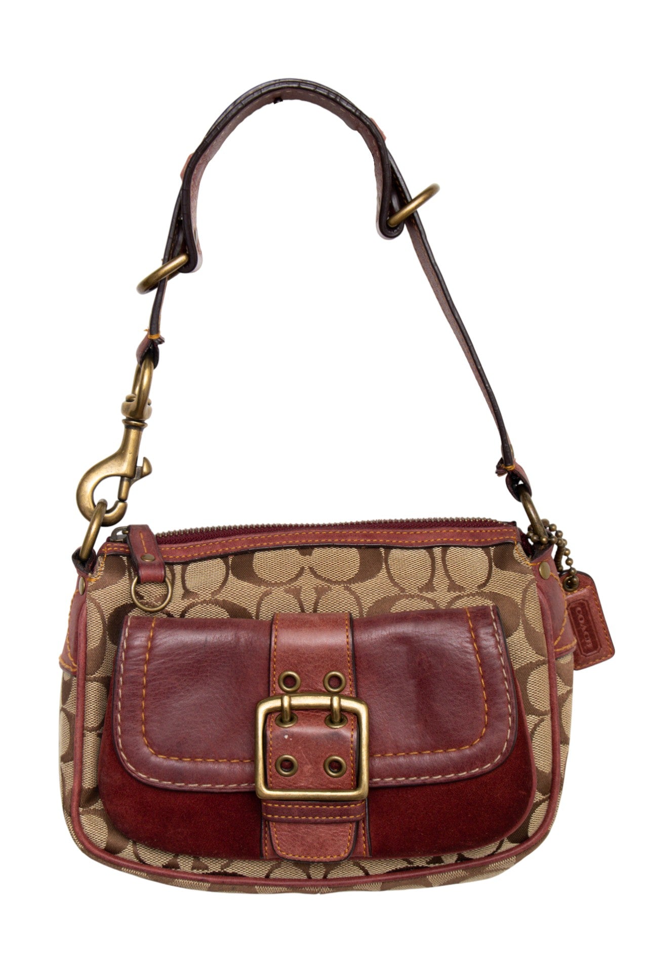 #241 Coach Shoulder Bag Brown | c. 172