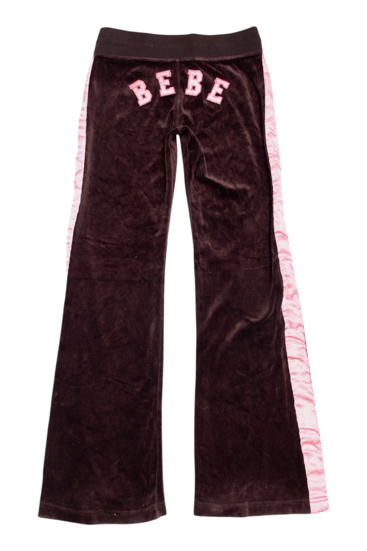 #188 Bebe patch work velour pants | c. 162 | size 6