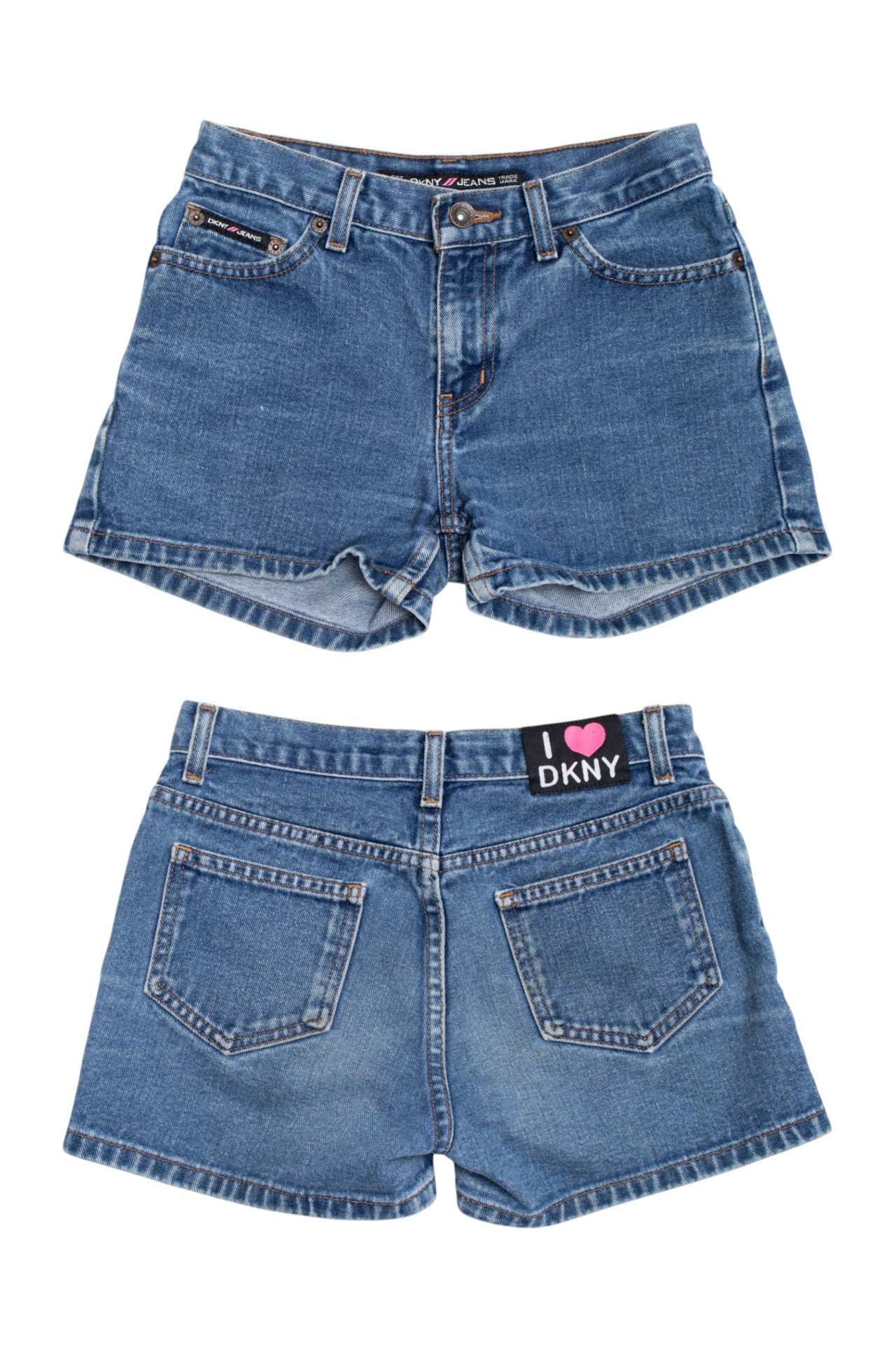 #189 DKNY high waisted denim shorts | c. 162 | size 4