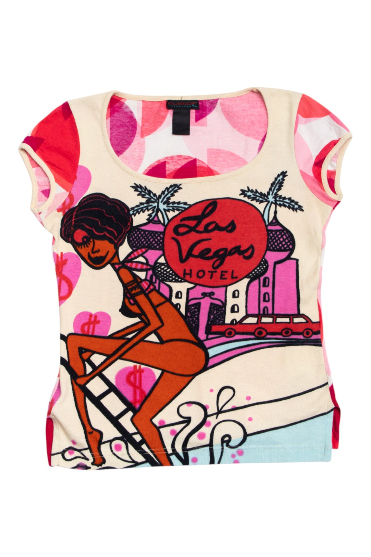 #167 Custo 'Las Vegas' tee | c. 155 | size 12