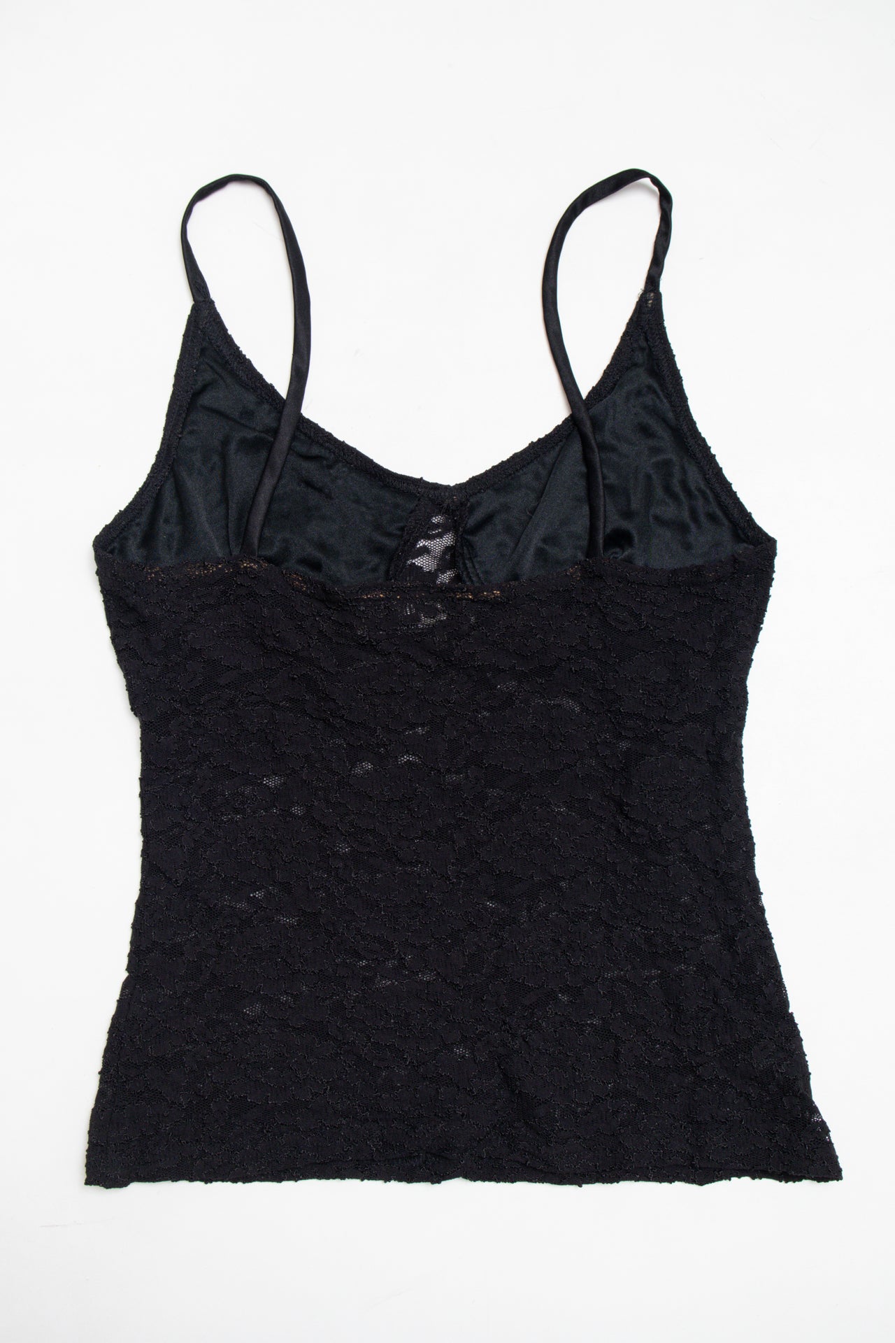 #201 USA made Gemilli black mesh cami | c. 162 | size 8