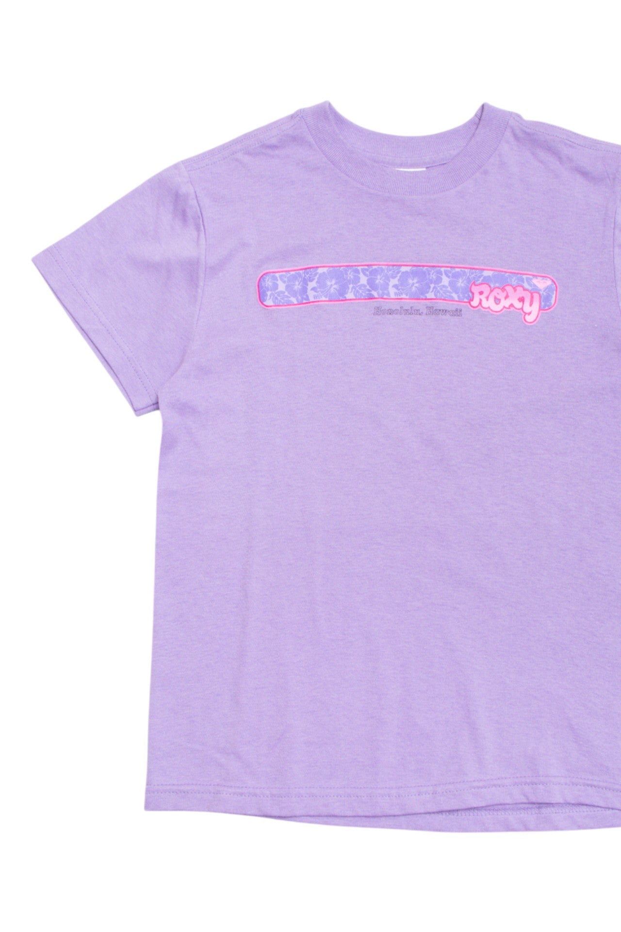 #211 Roxy purple cotton tee | c. 162 | size 8