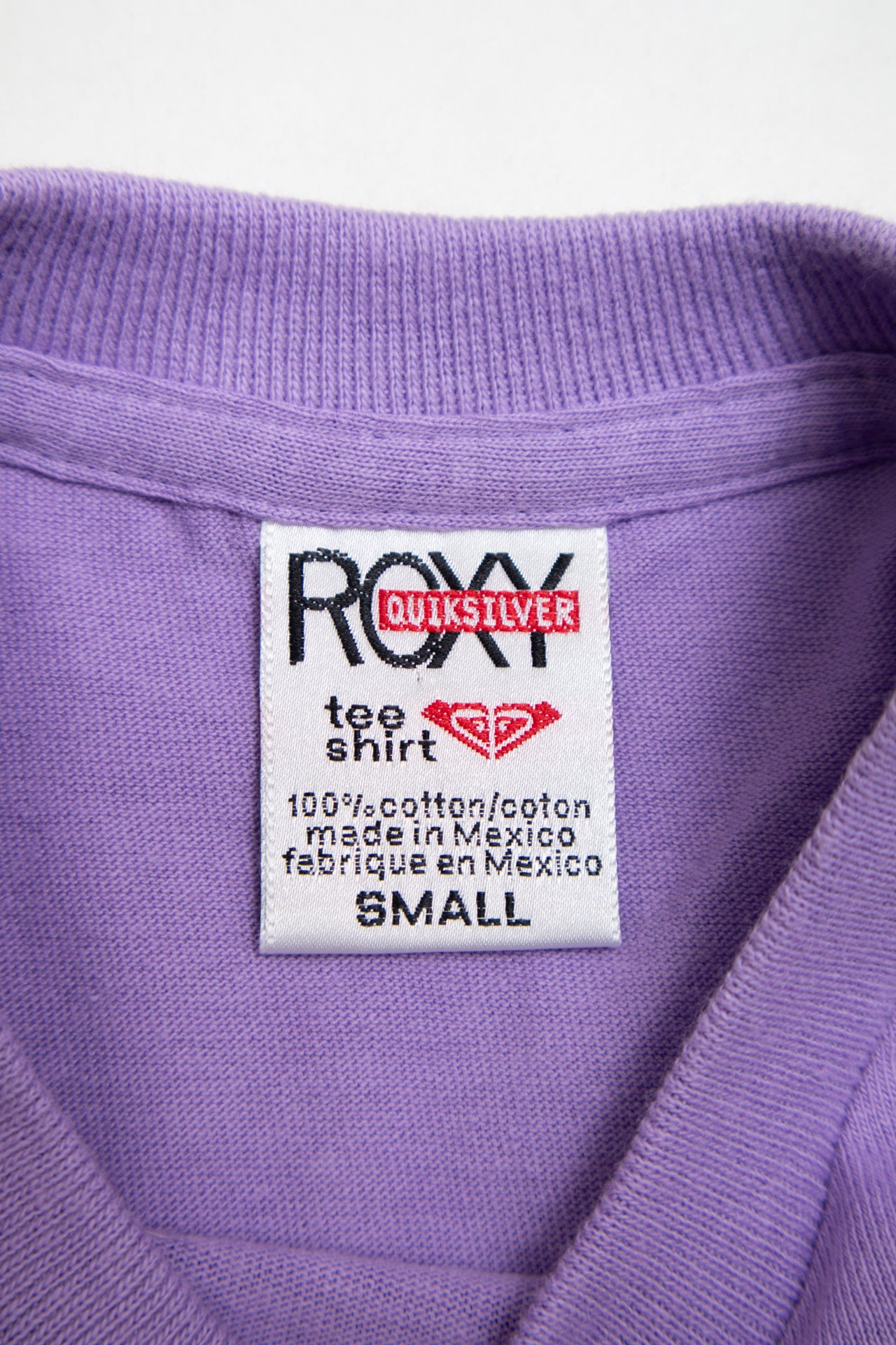 #211 Roxy purple cotton tee | c. 162 | size 8