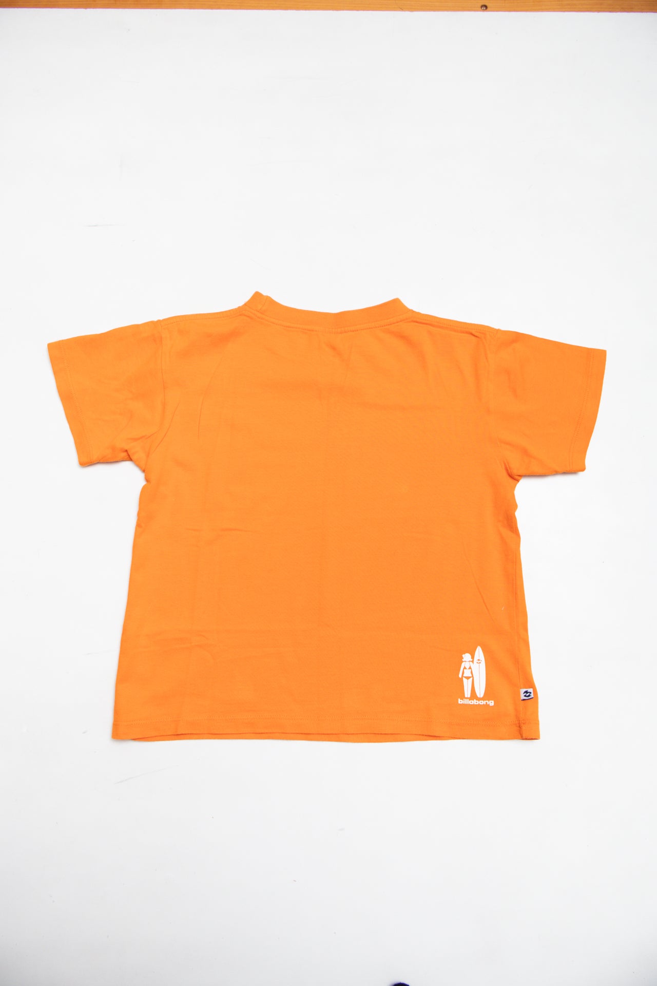 #213 Billabong orange cotton tee | c. 162 | size 8