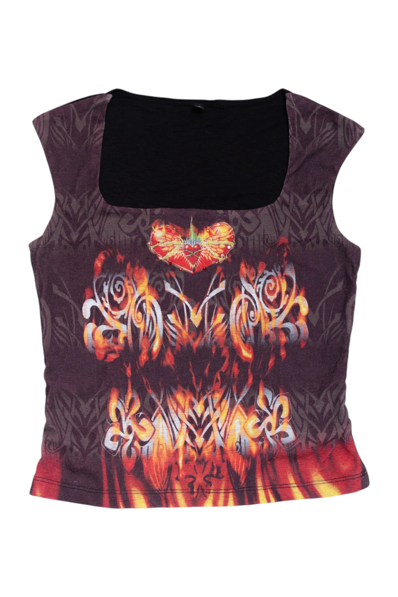 #214 Cue rhinestoned tee | c. 163 | size 8/10