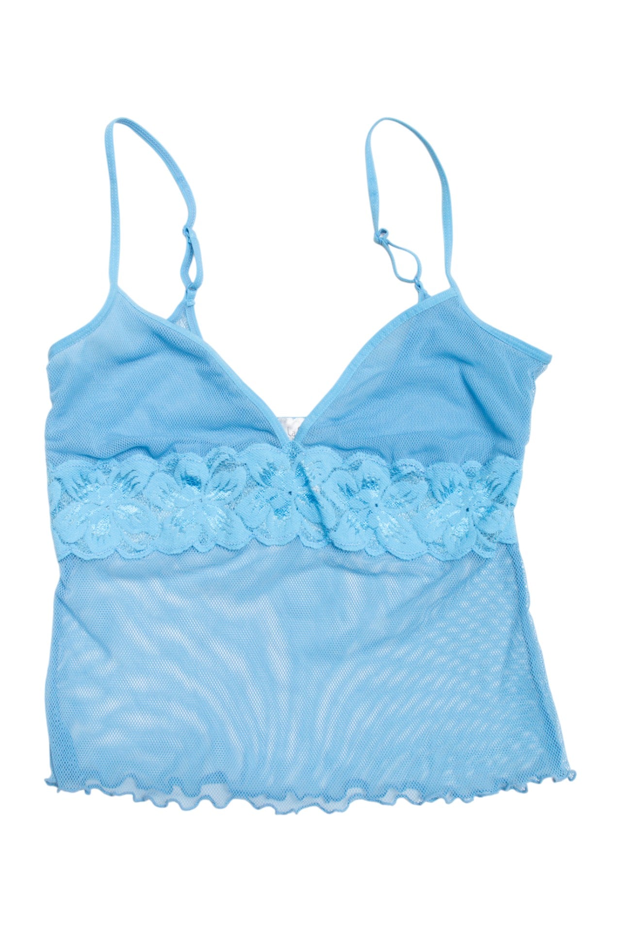 #216 La Senza blue mesh cami | c. 163 | size 10