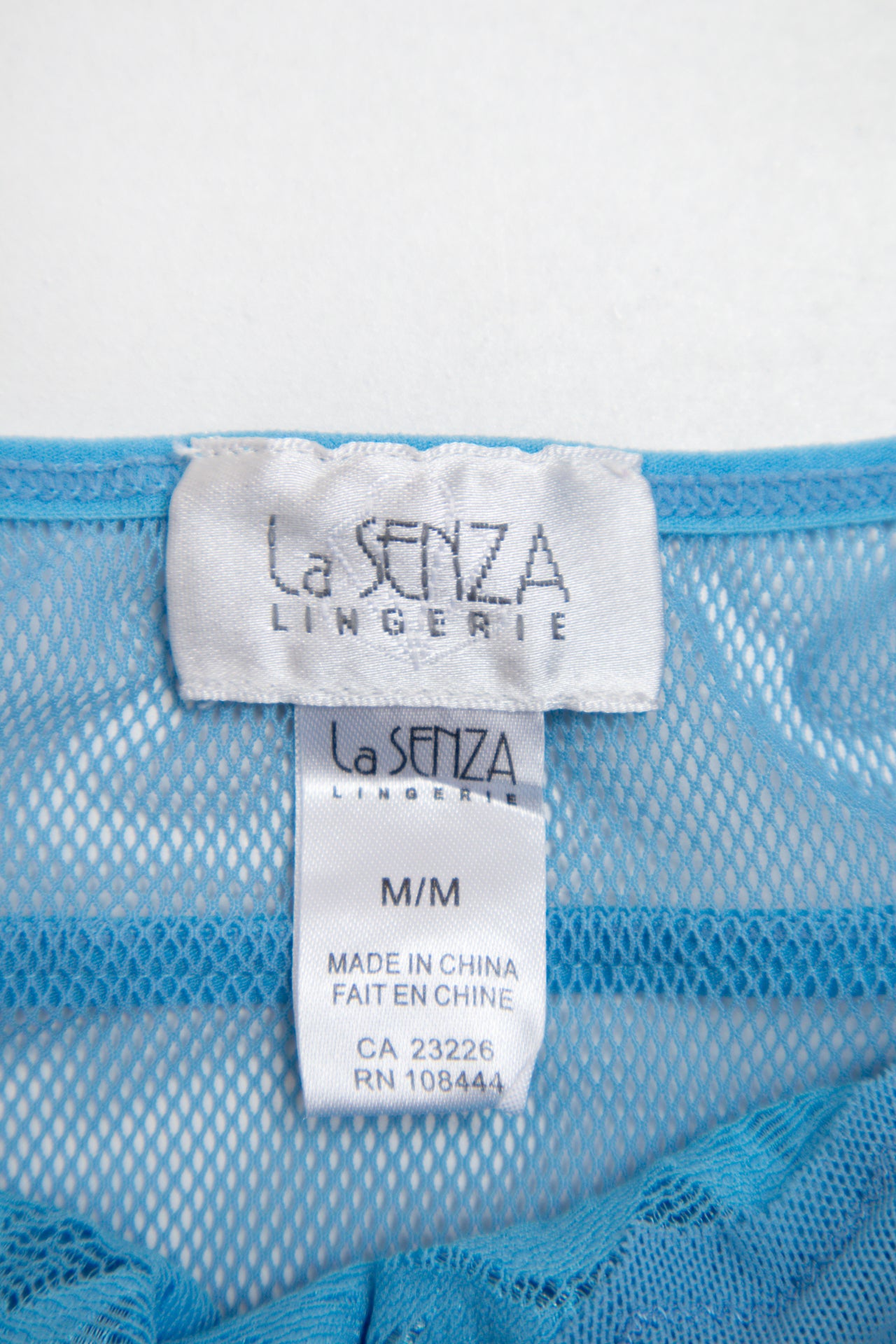 #216 La Senza blue mesh cami | c. 163 | size 10