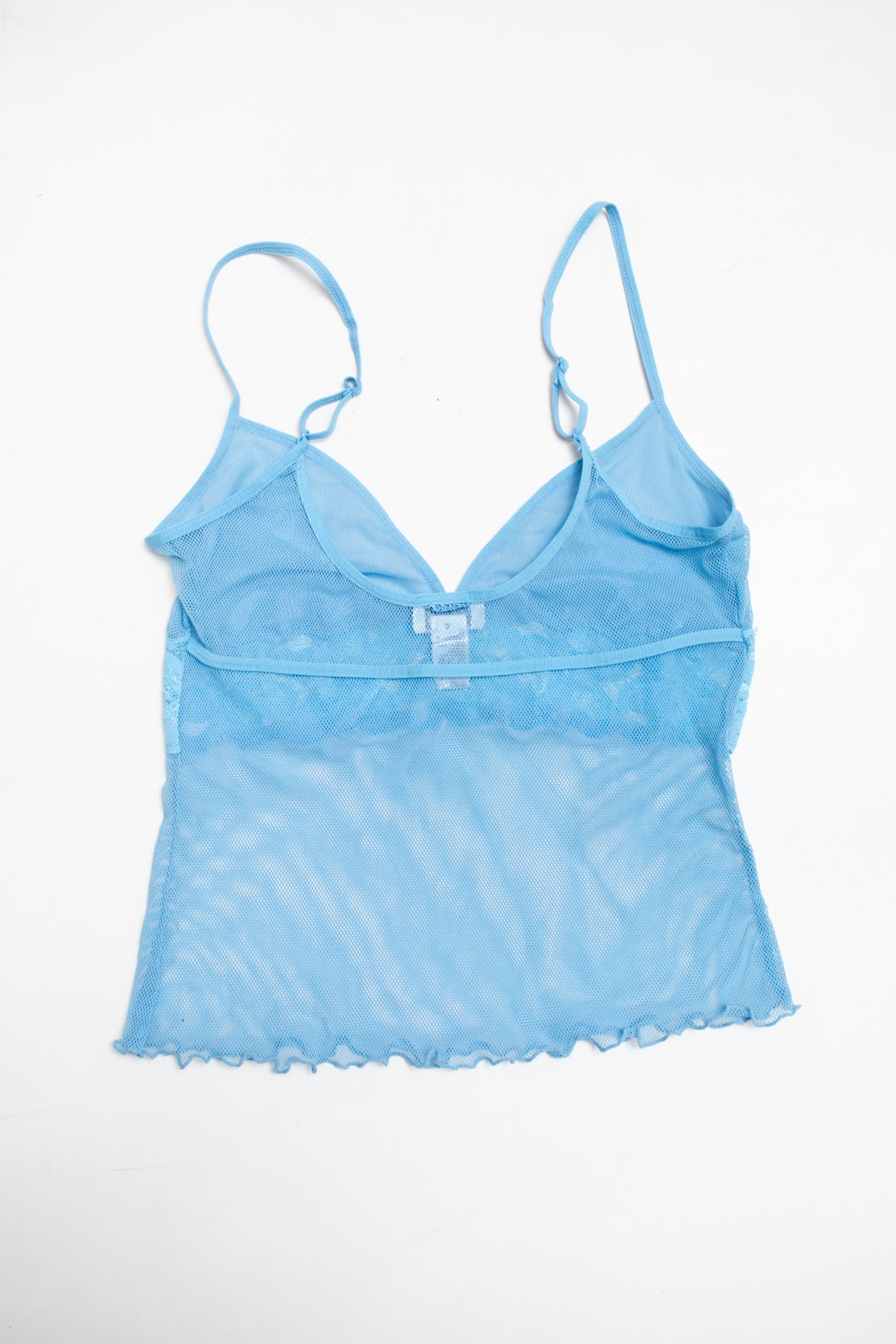 #216 La Senza blue mesh cami | c. 163 | size 10
