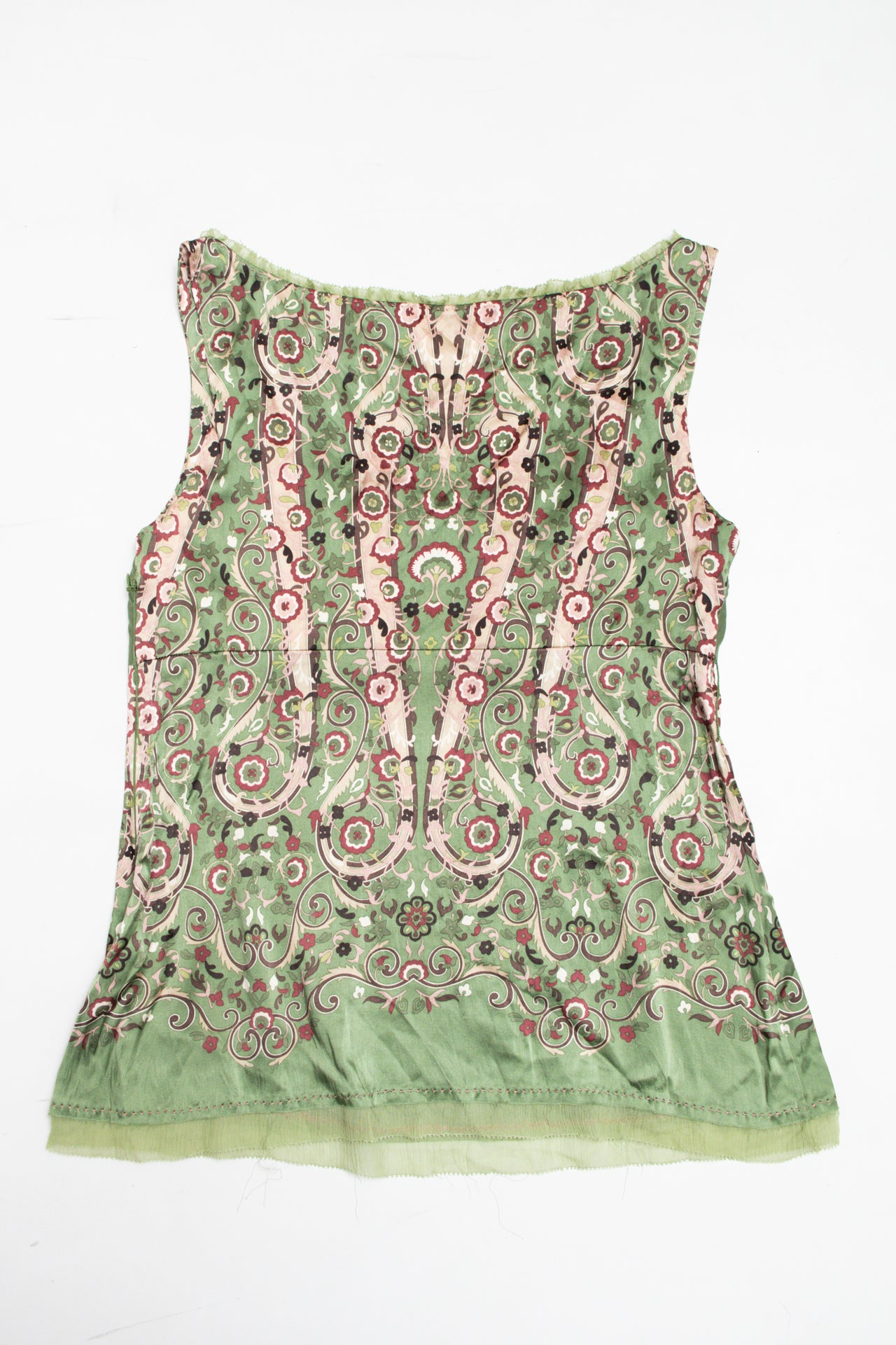 #220 Elie Tahari silk floral tank | c. 162 | size 10