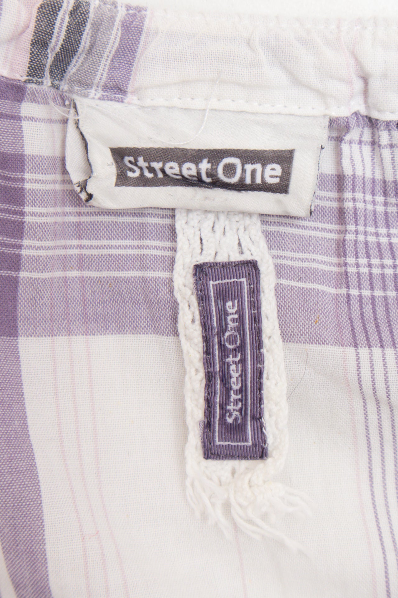 #228 Street One cotton plaid top | c. 163 | size 10