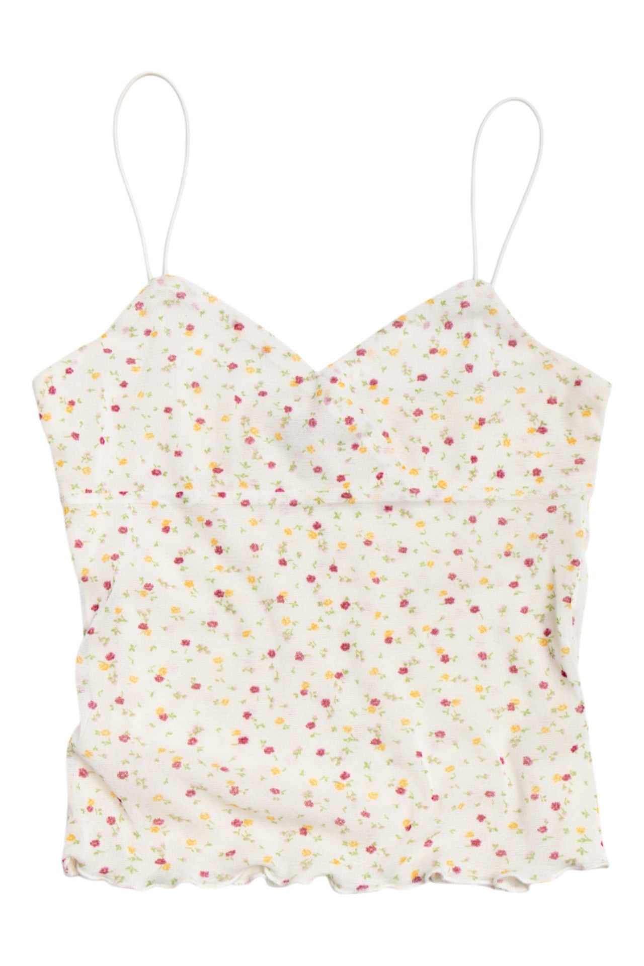 #178 Extyn mesh floral crop cami | c. 155 | size 8