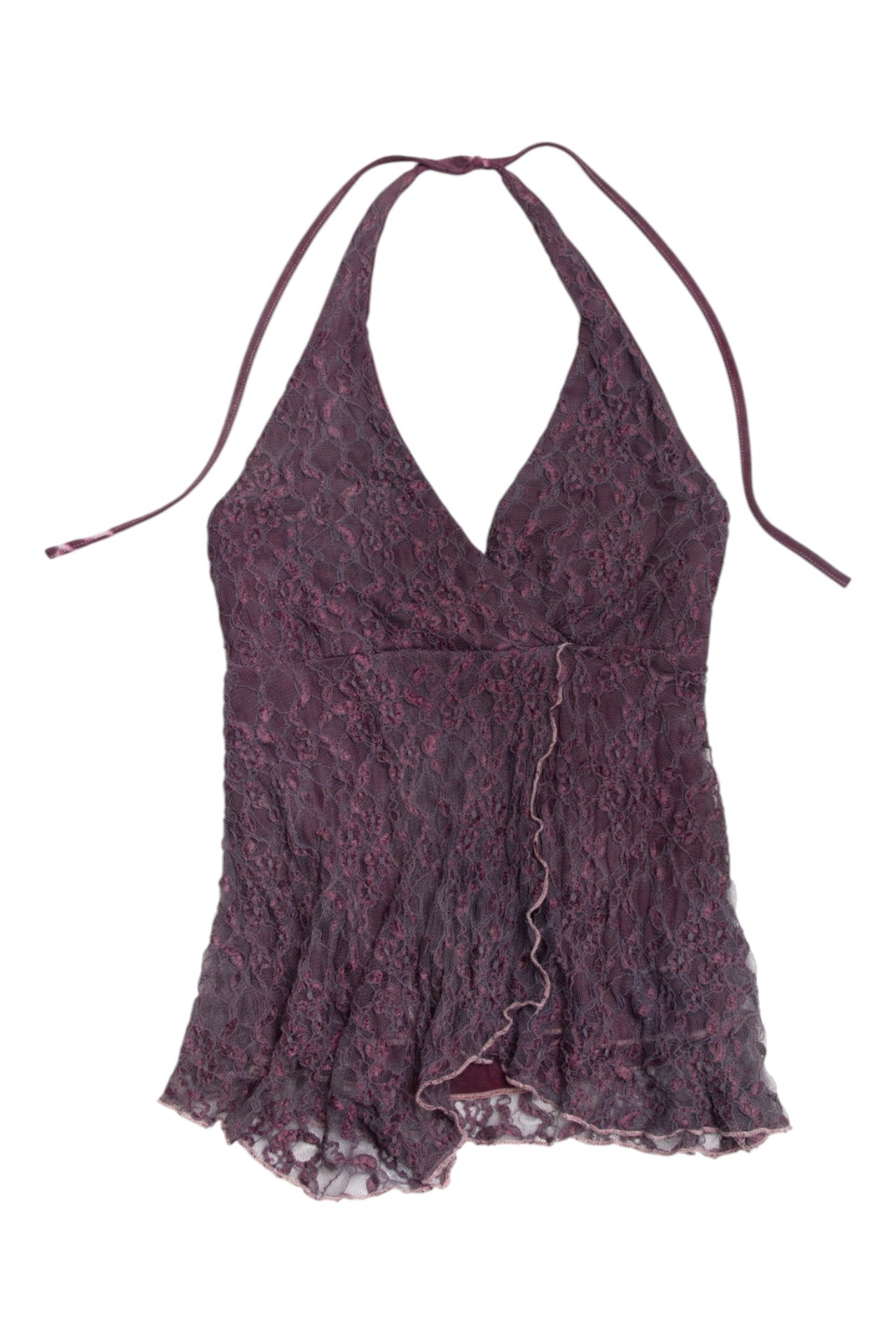 #180 purple lace fairy halter | c. 155 | size 8