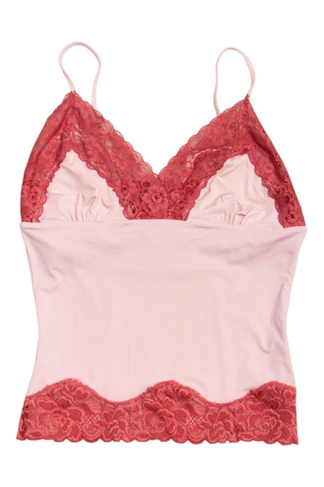 #182 Moda International lace trim cami | c. 155 | size 8